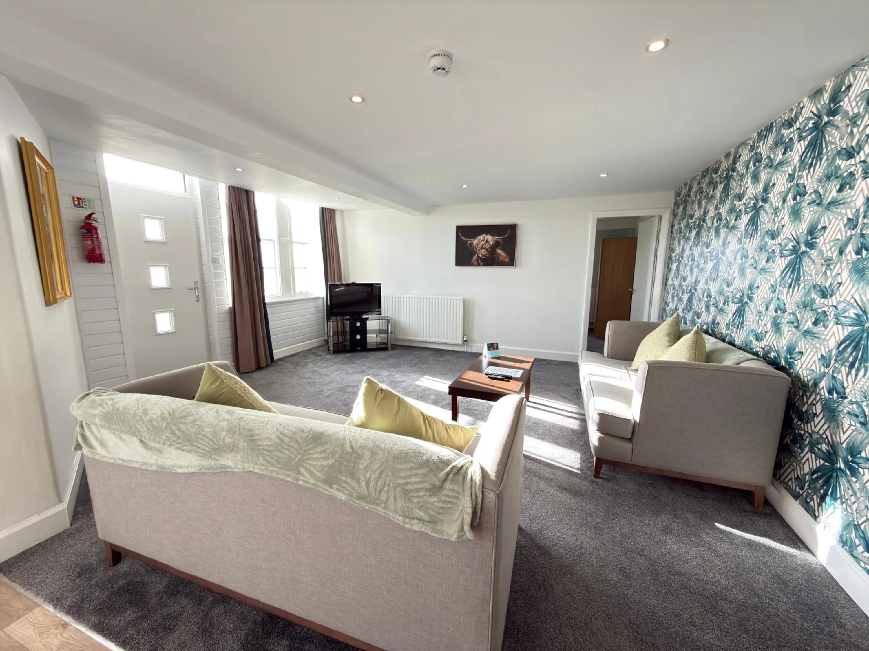 Living room in The Portpatrick Hotel by Compass Hospitality