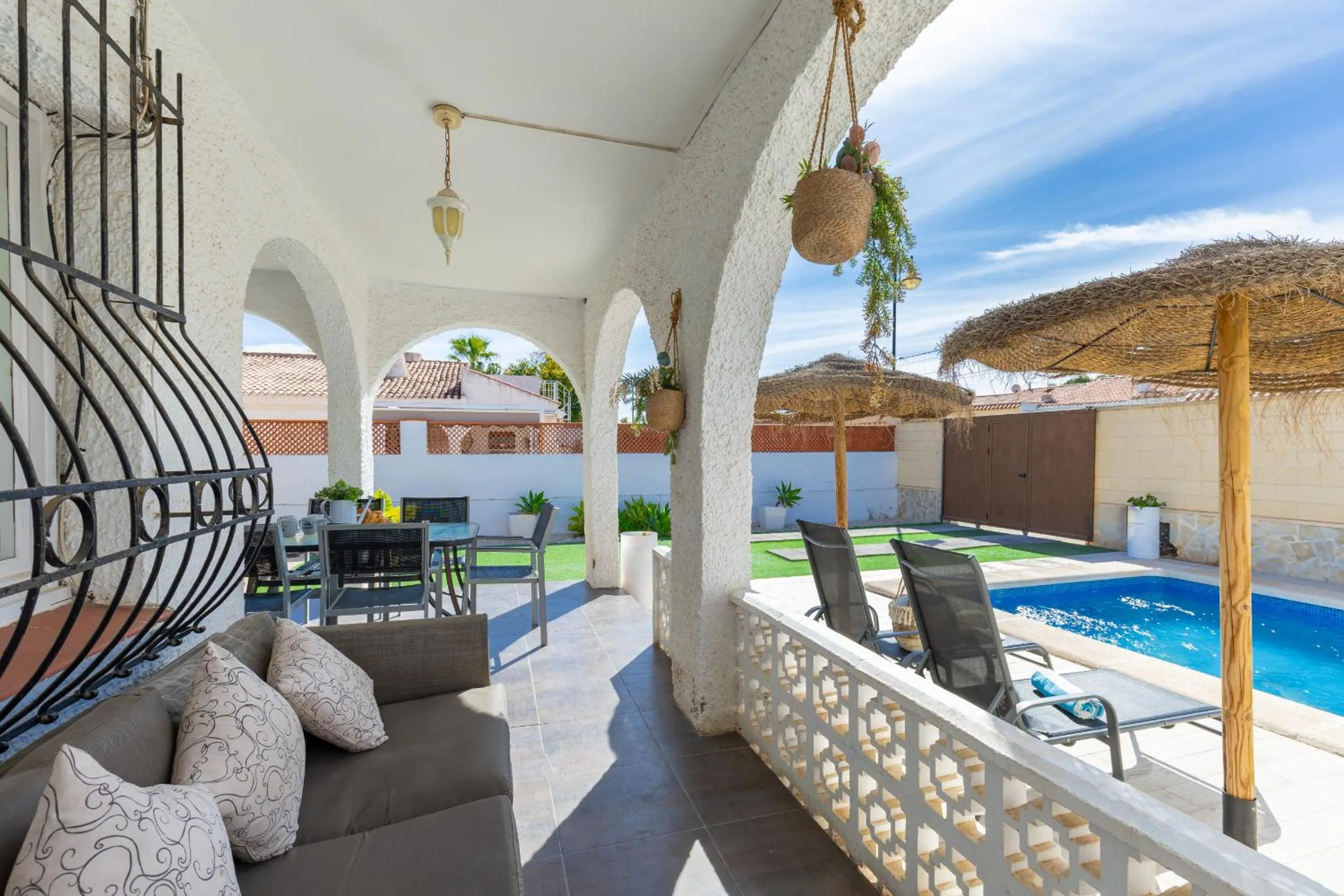 Balcony/Terrace in Fidalsa Relax Pool & BBQ