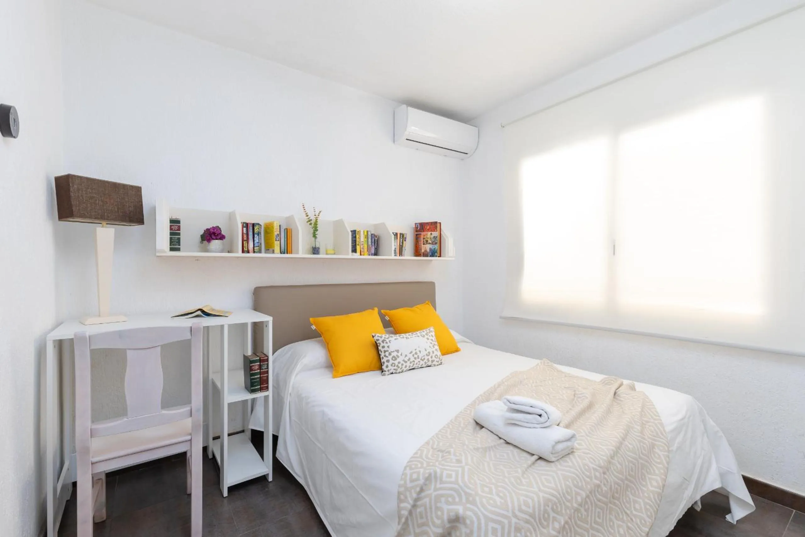 Bed in Fidalsa Relax Pool & BBQ