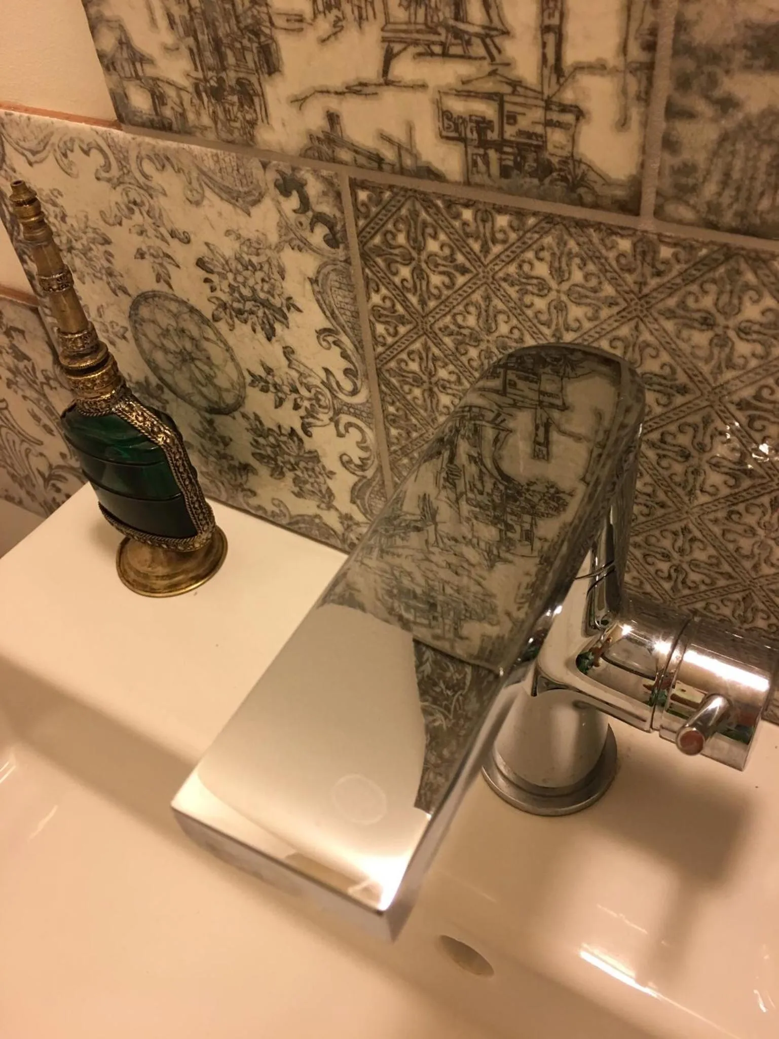 Decorative detail in fermette