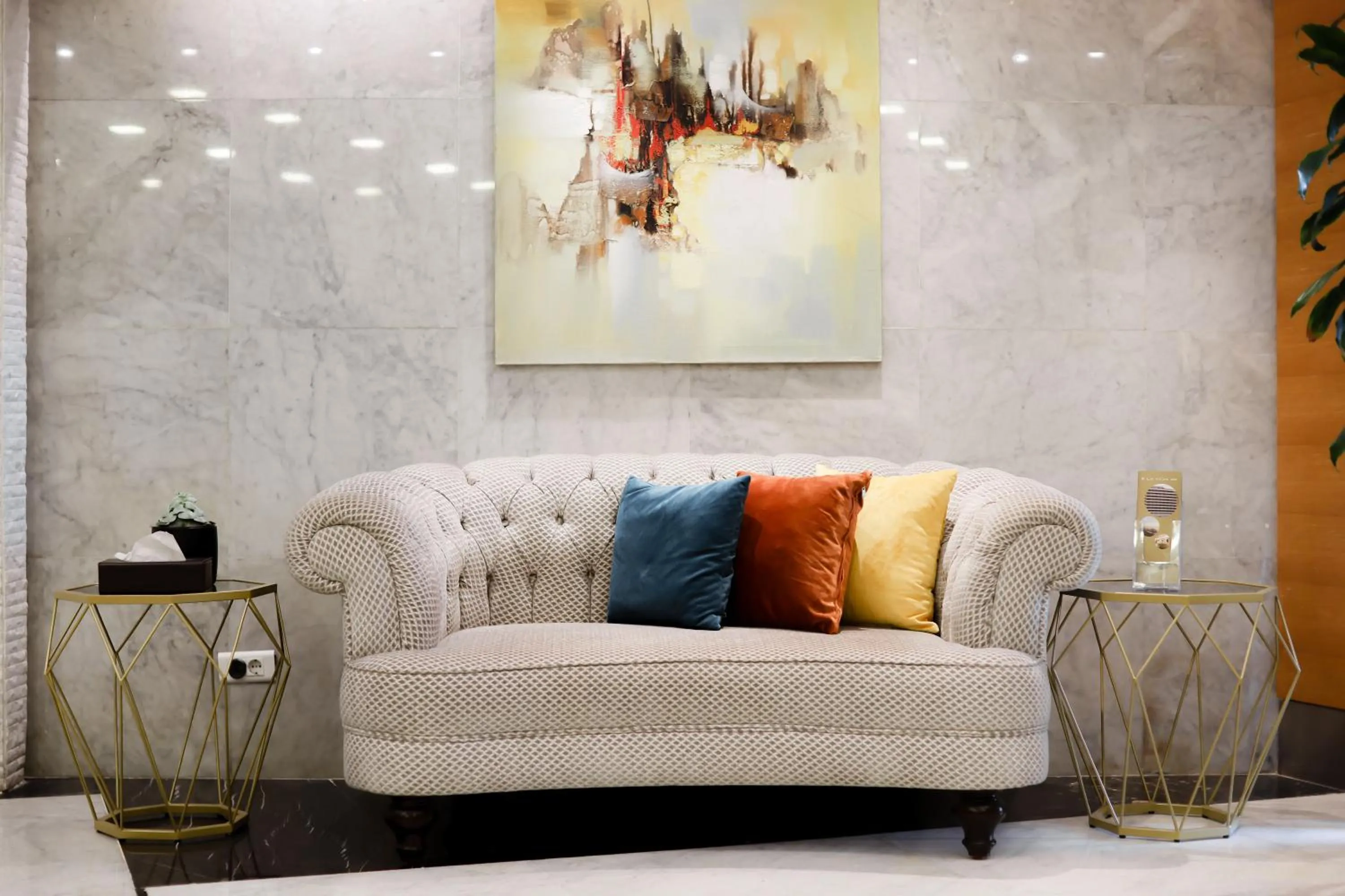 Seating area in La Vida Suite