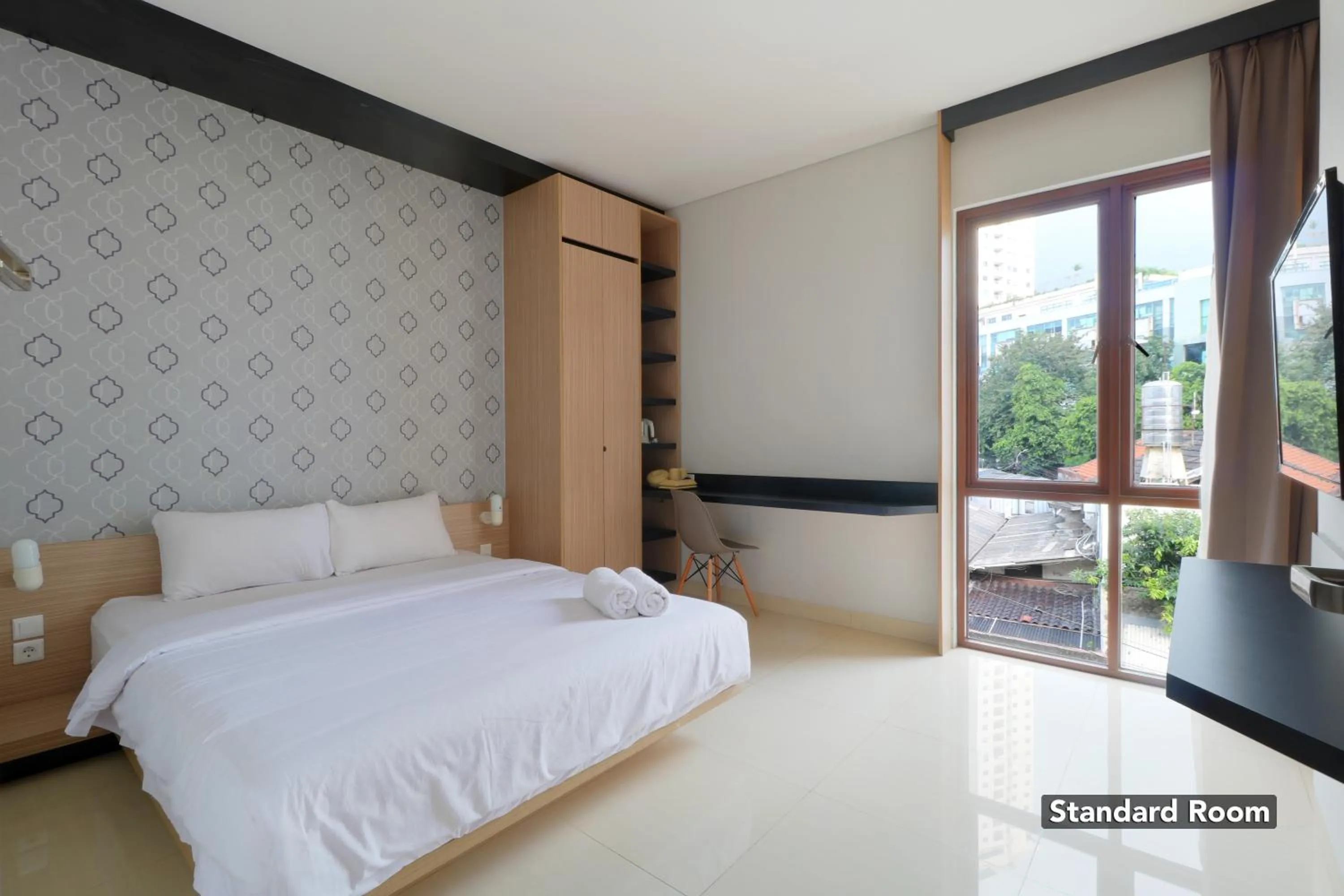 Bedroom, Bed in Plaza 54 Residence Jakarta