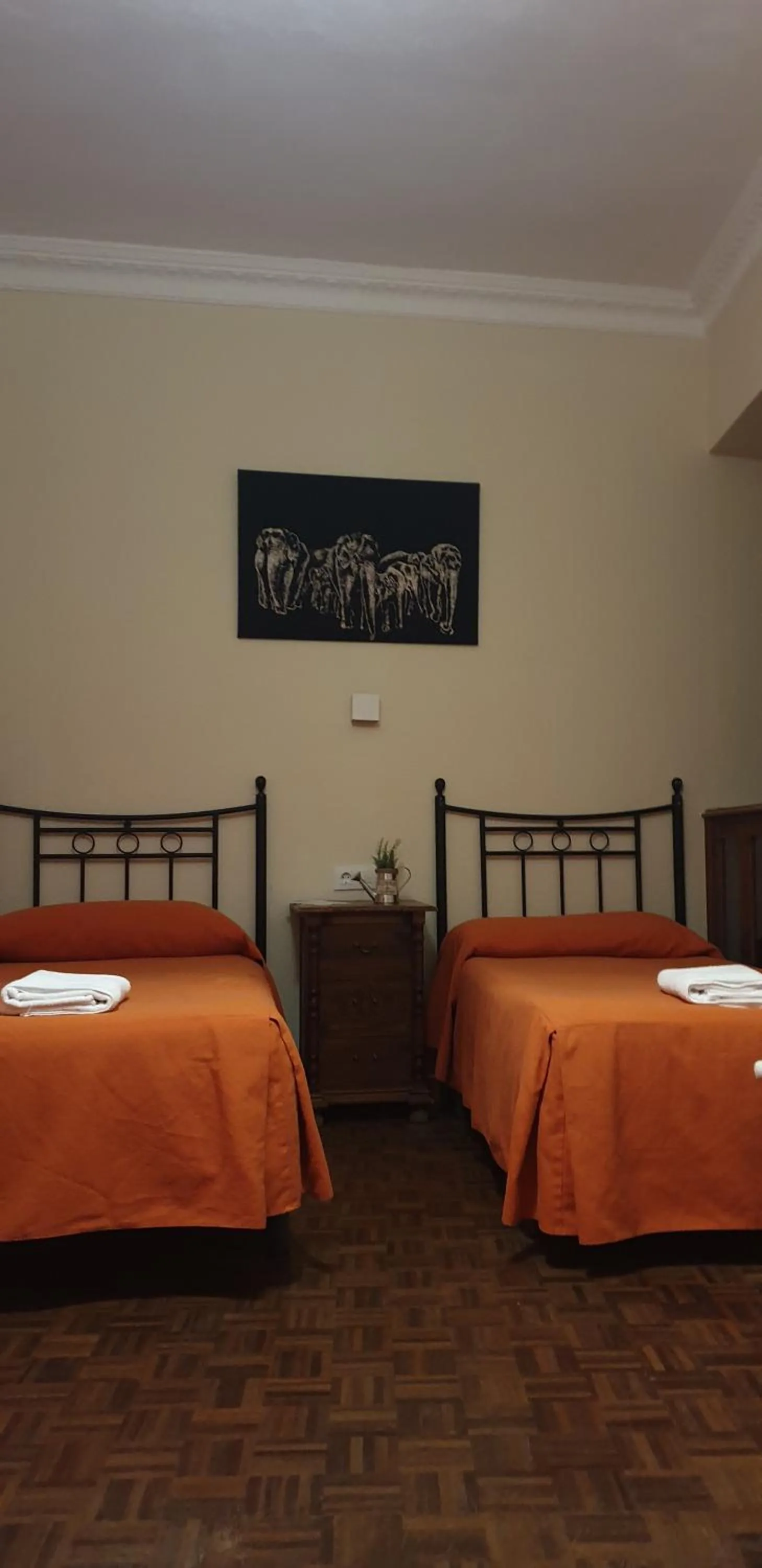 Bed in Pension Catedral