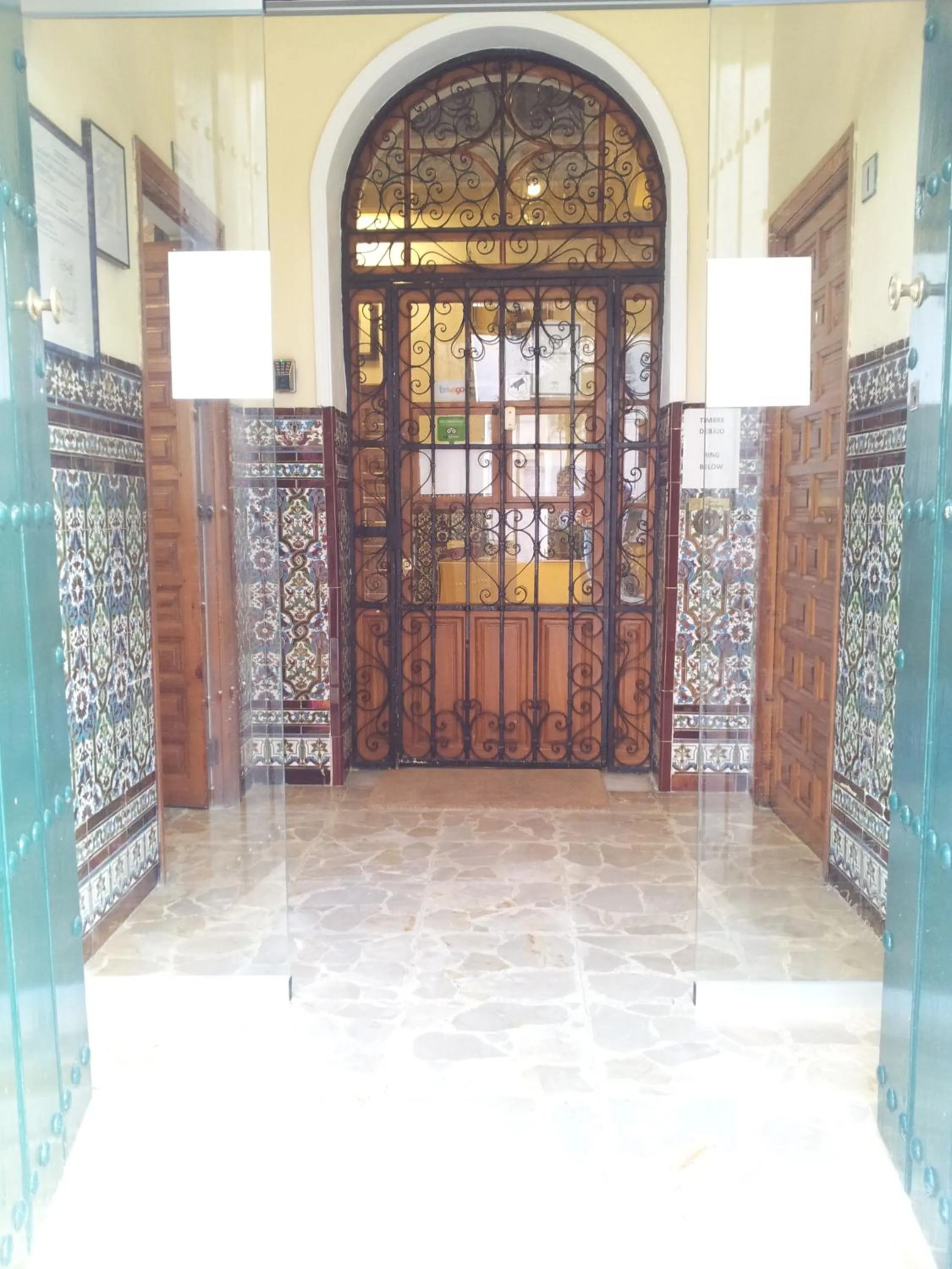 On site in Pension Catedral