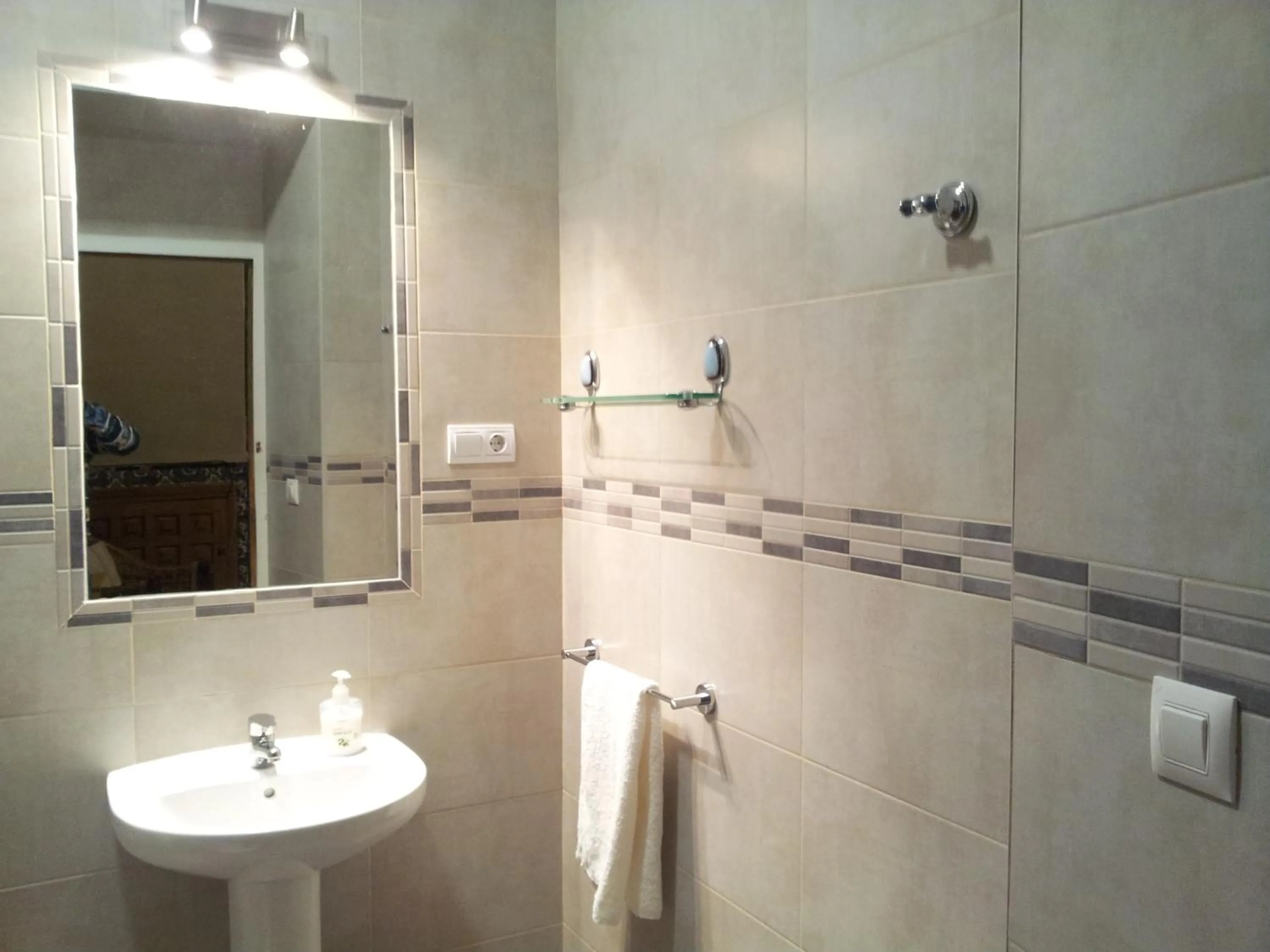 Bathroom in Pension Catedral