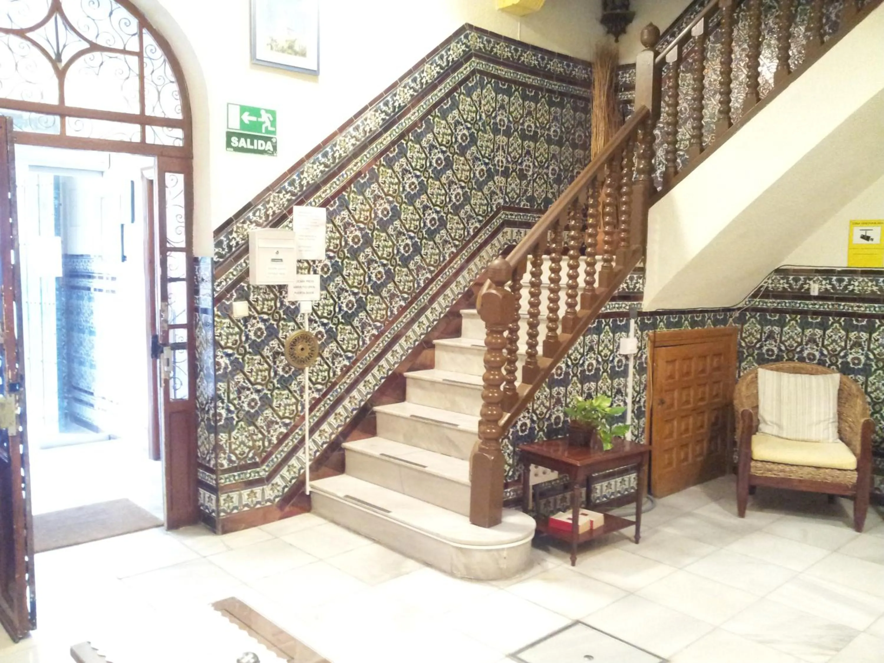 Lobby or reception in Pension Catedral