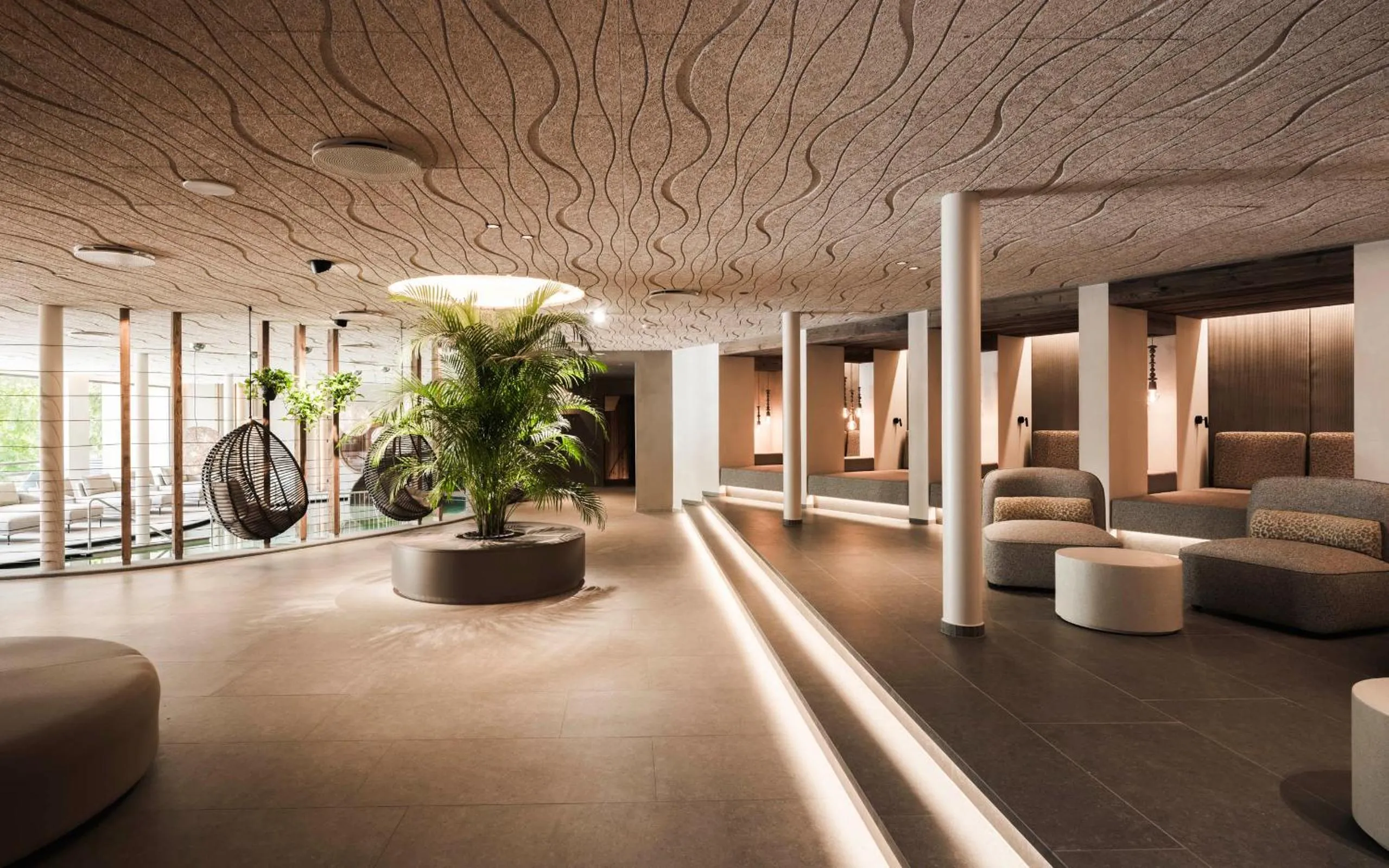 fireplace in Excelsior Dolomites Life Resort