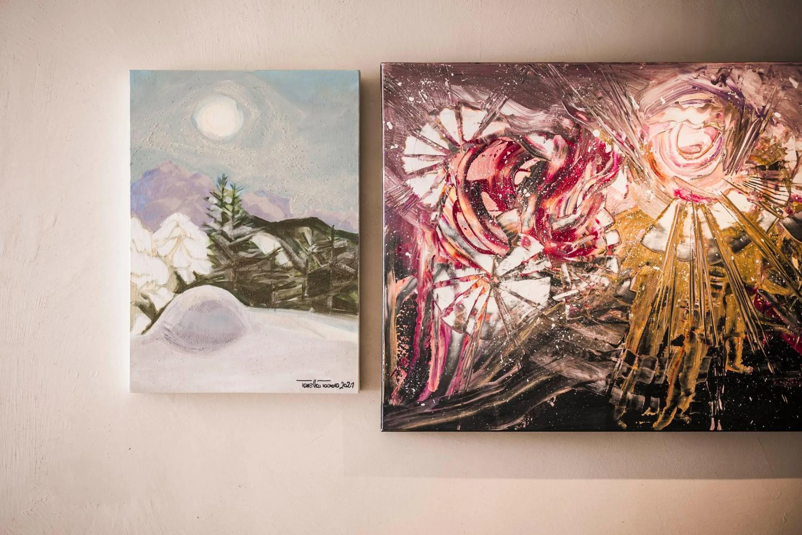 Decorative detail in Excelsior Dolomites Life Resort