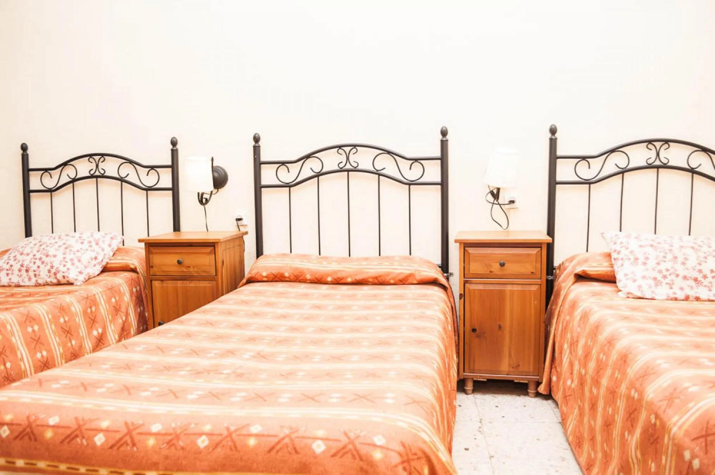 Bed in Pensión La Montoreña