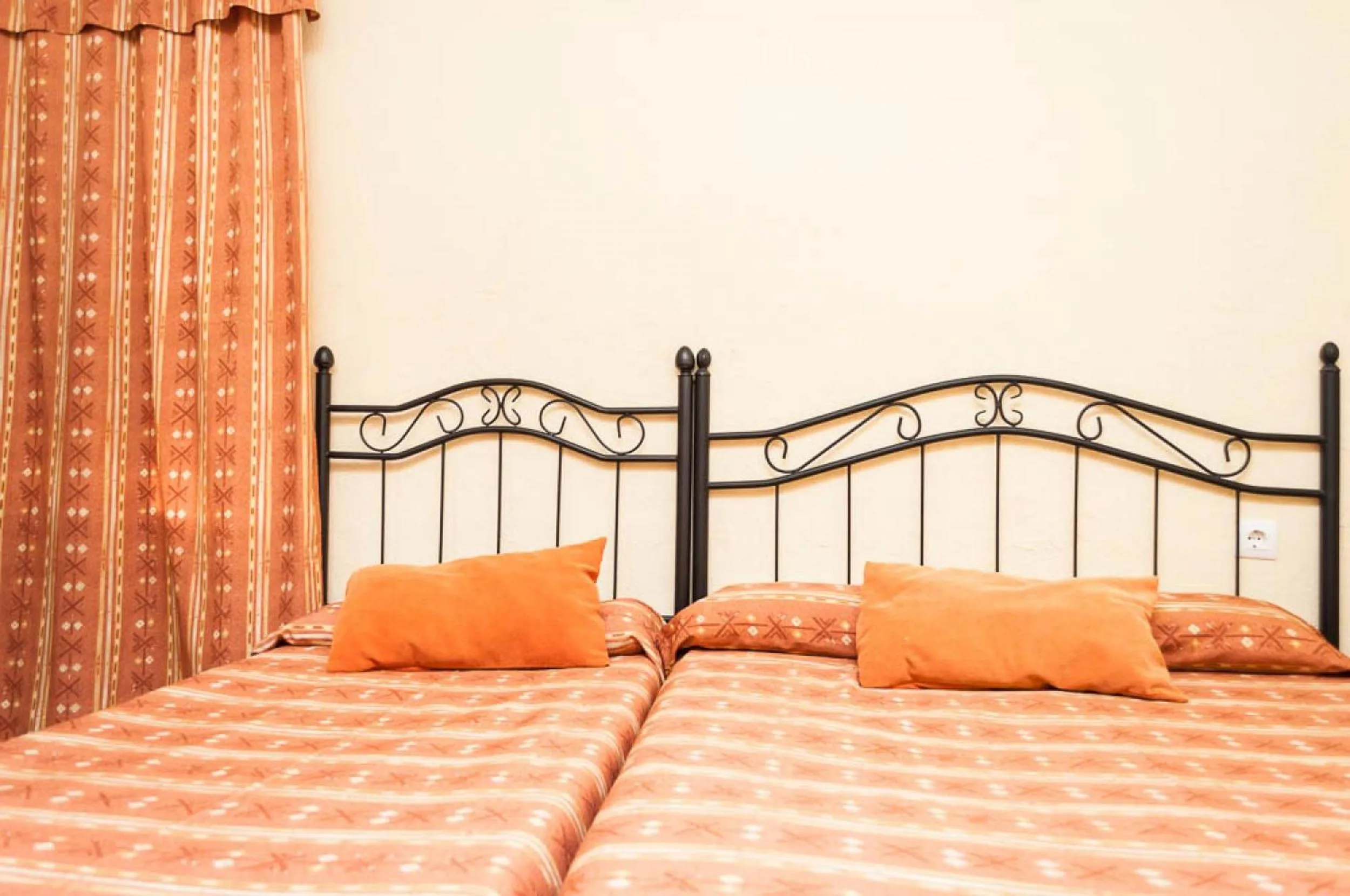 Bed in Pensión La Montoreña