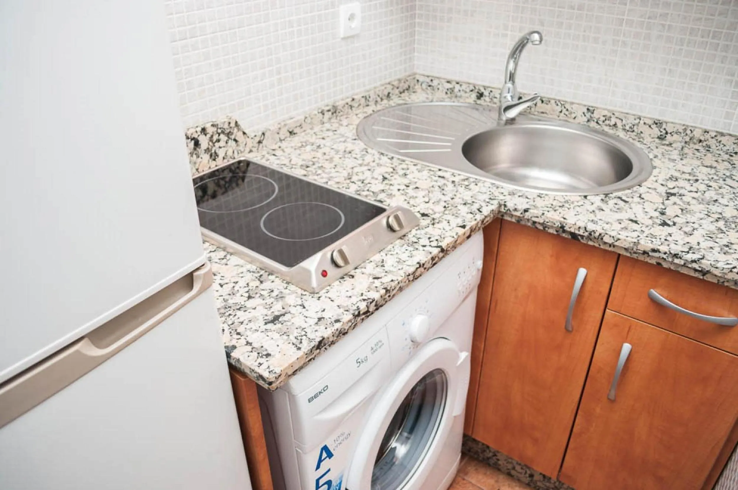 Kitchen or kitchenette in Pensión La Montoreña