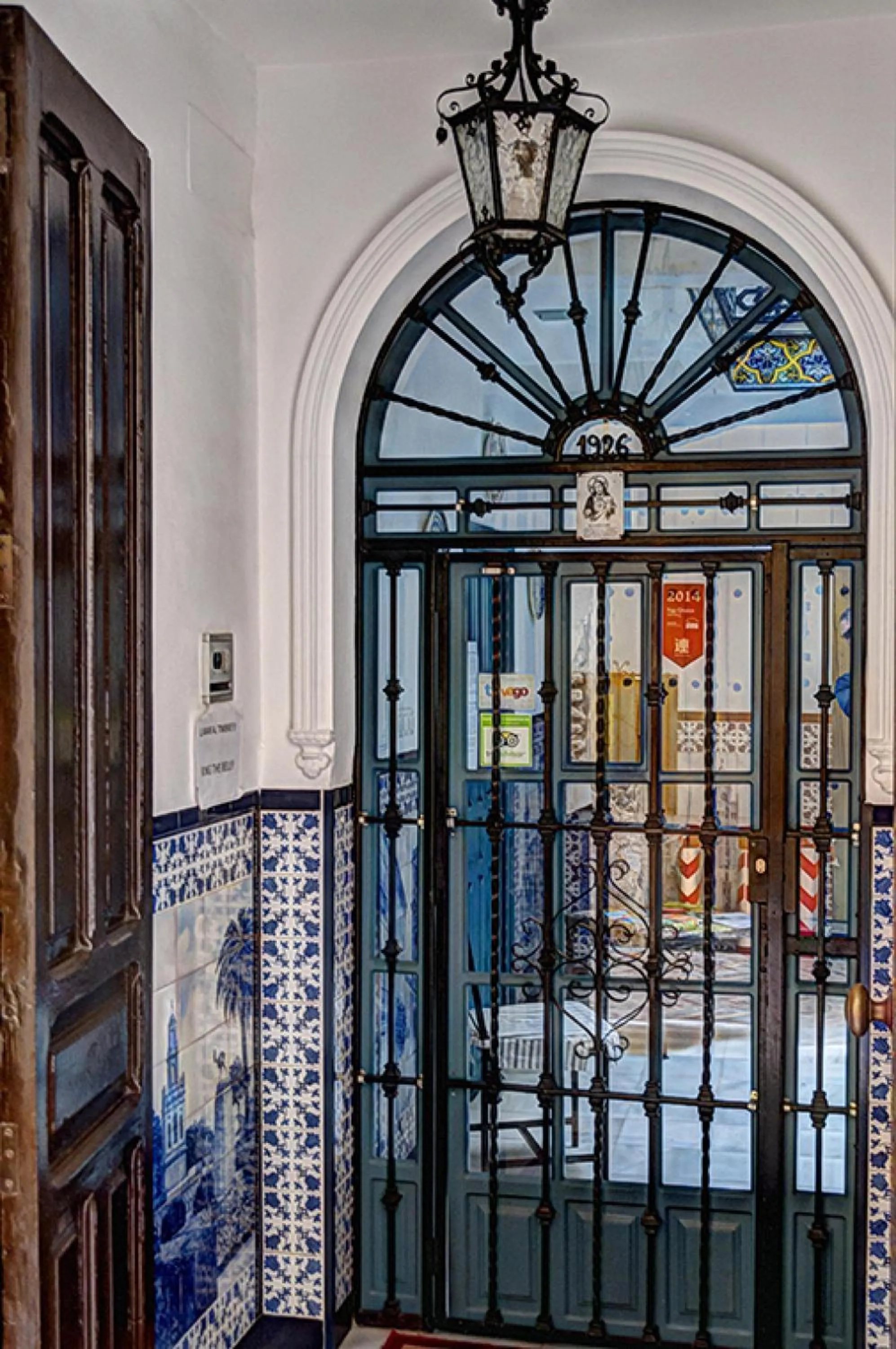 Lobby or reception in Pensión La Montoreña