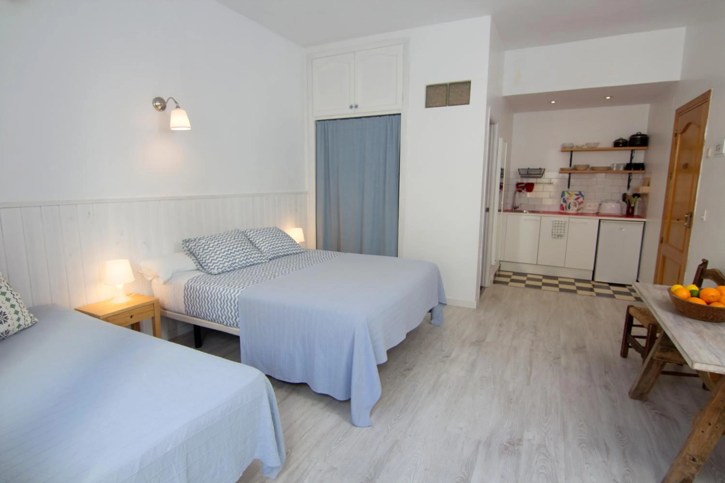 Bed in Hotel Finlandia