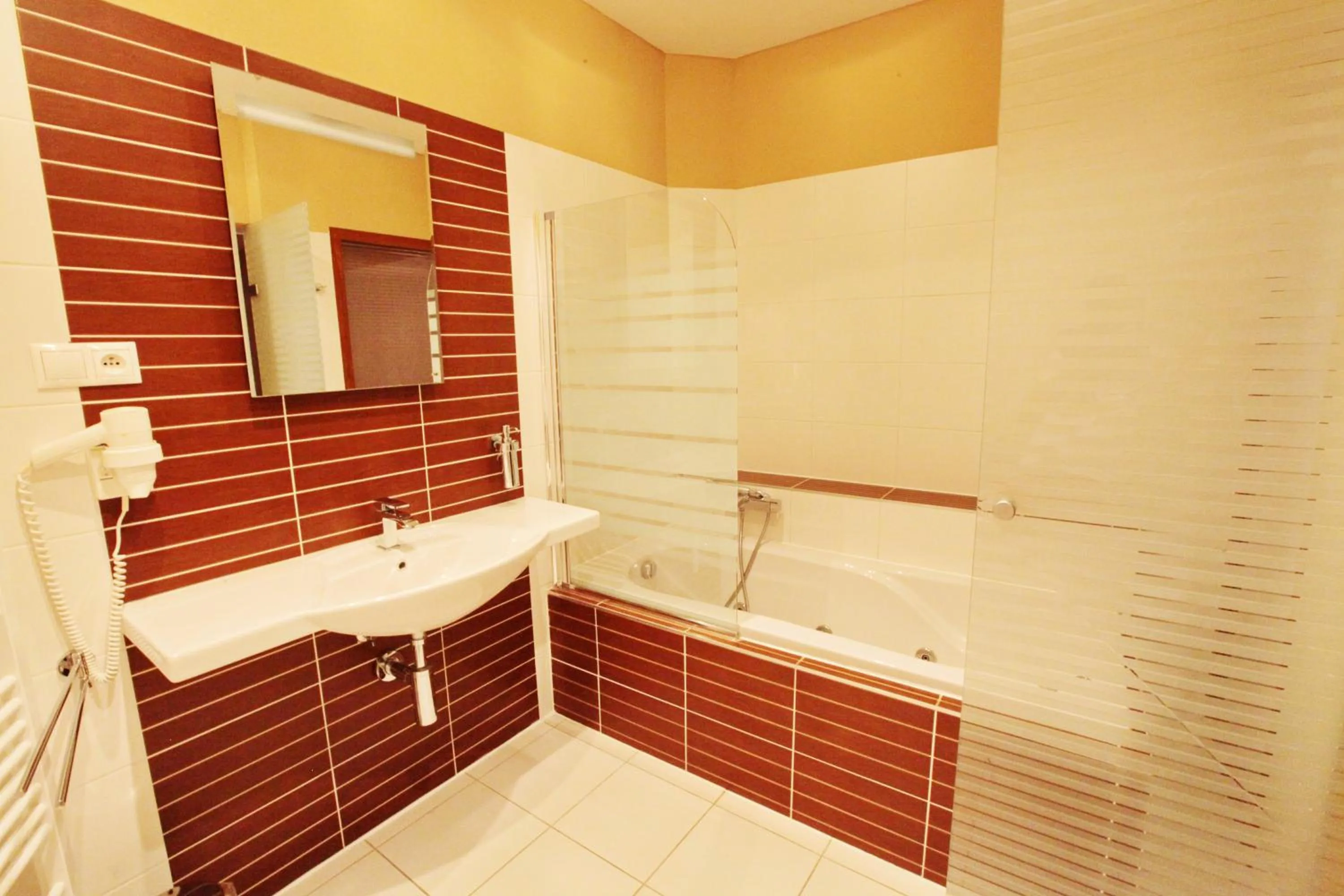 Bathroom in City Hotel Nitra with free parking