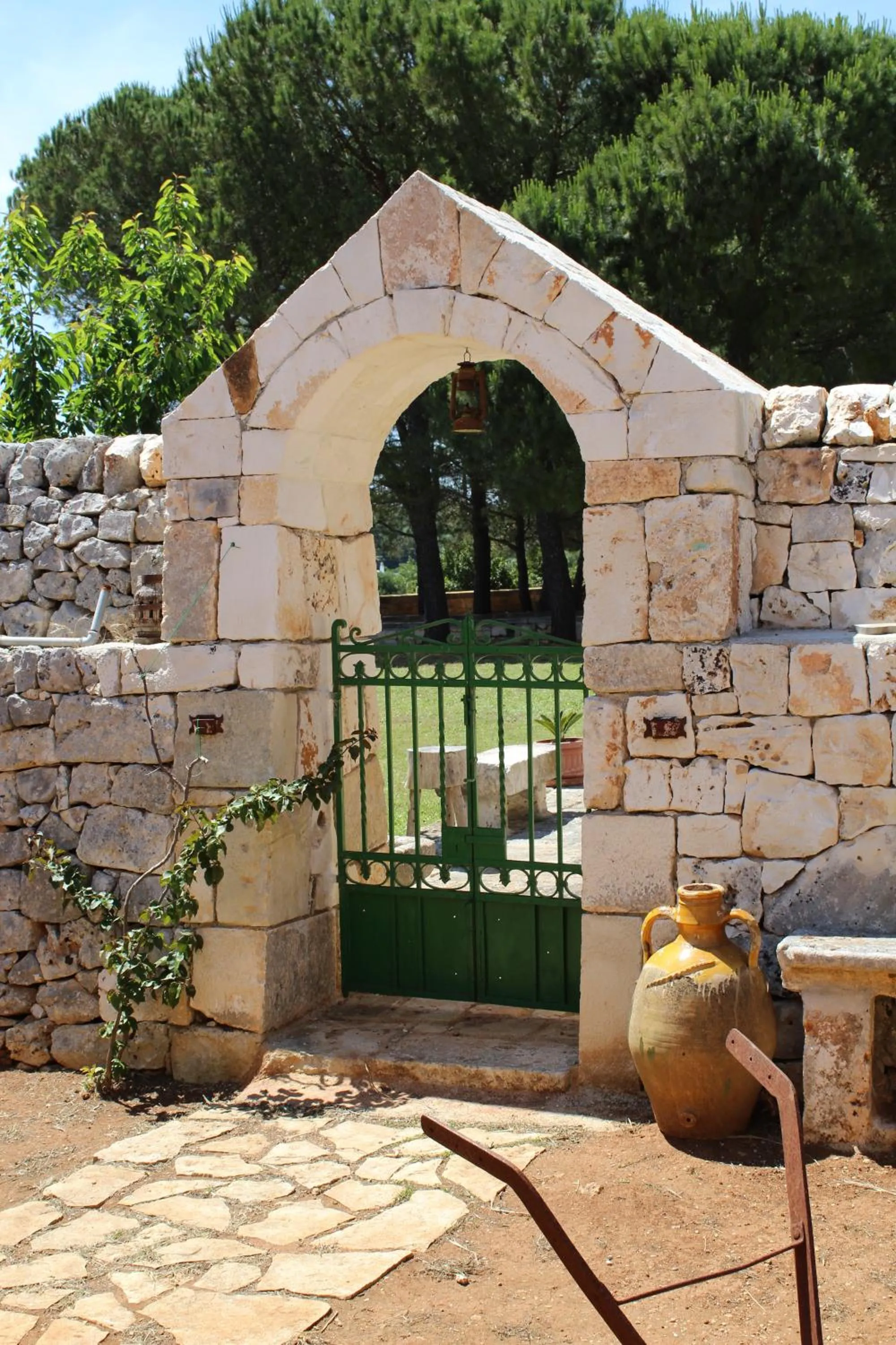 Decorative detail in Masseria Tolla