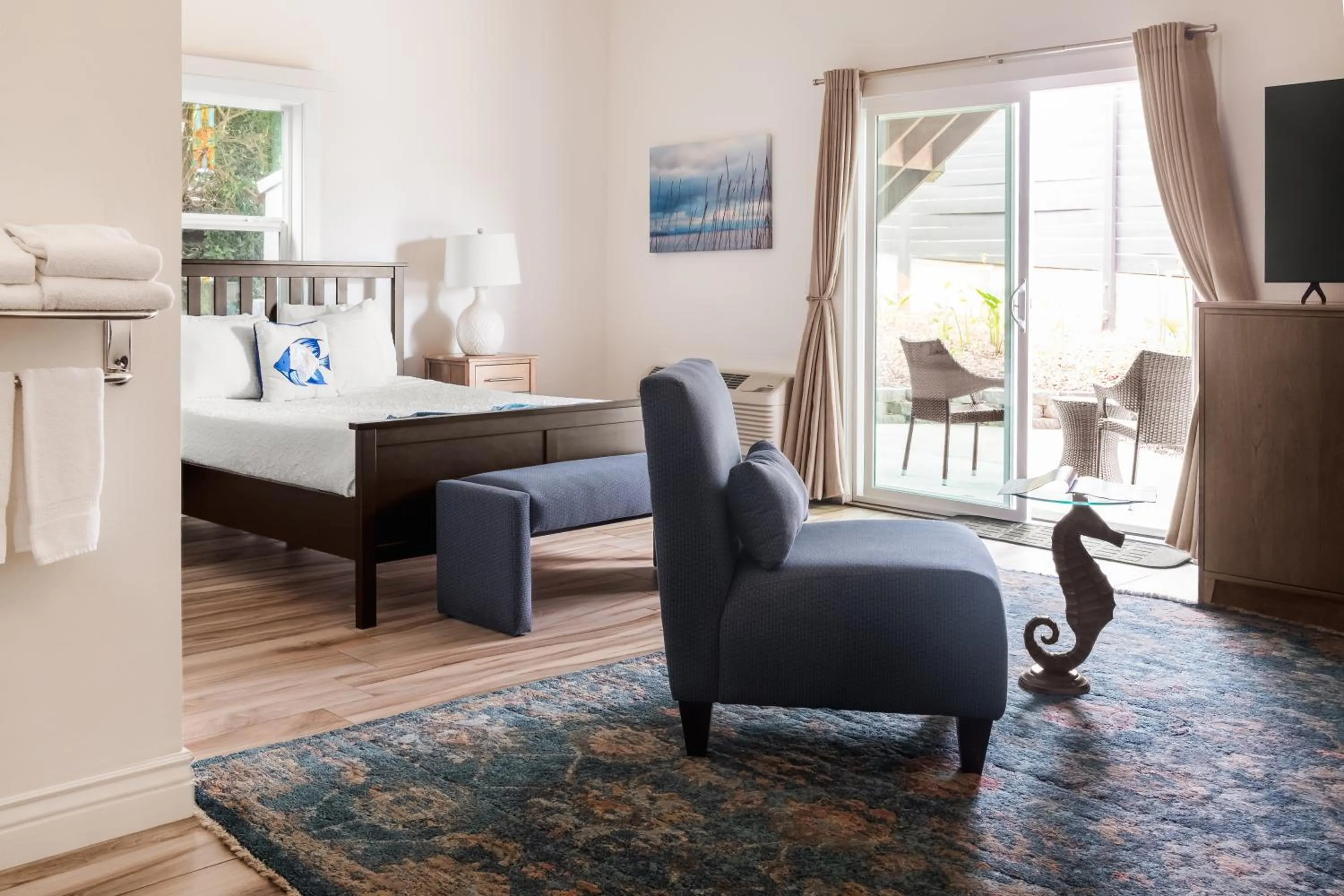 Patio in Ocean View Inn