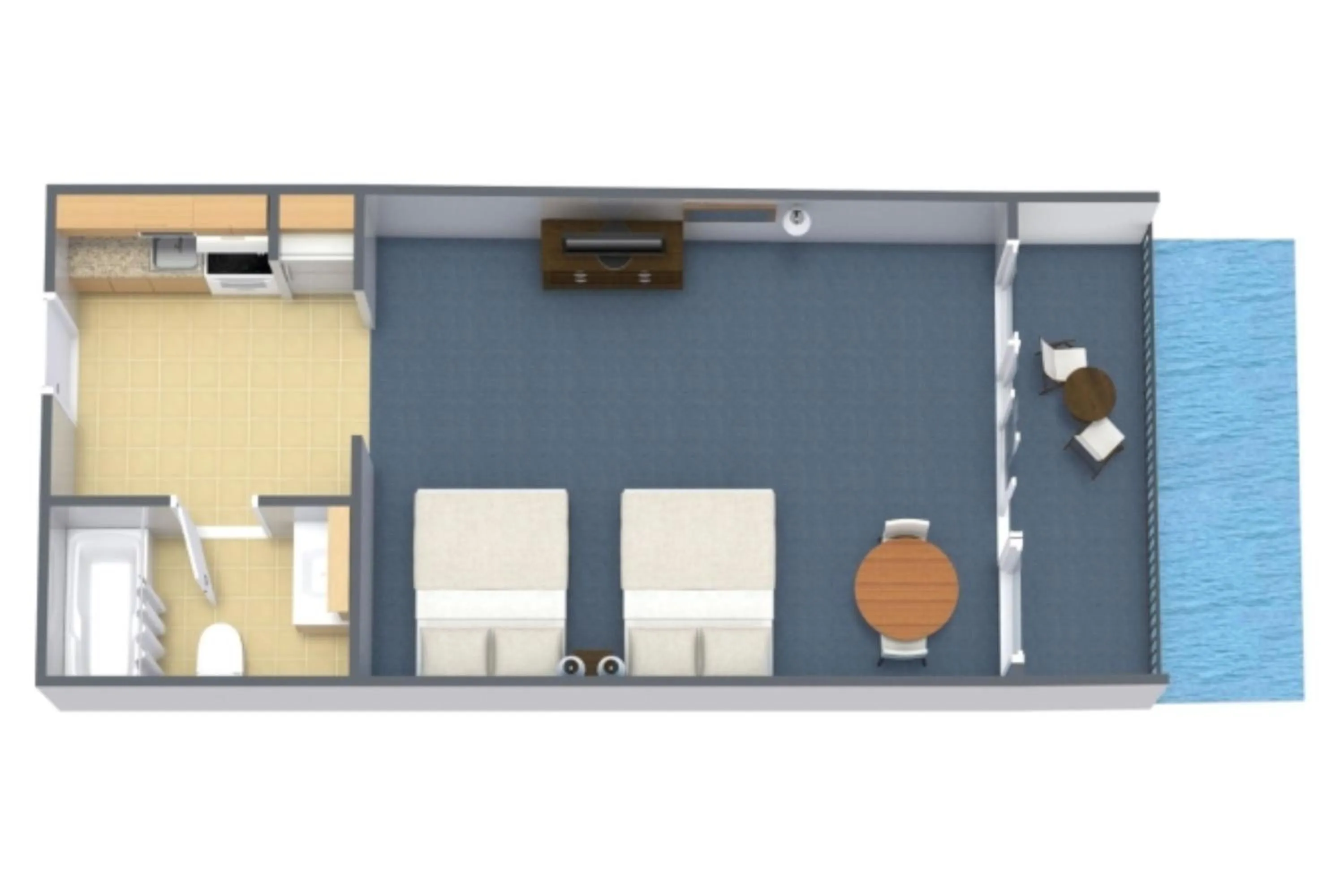 Floor plan in Ocean Reef Resort