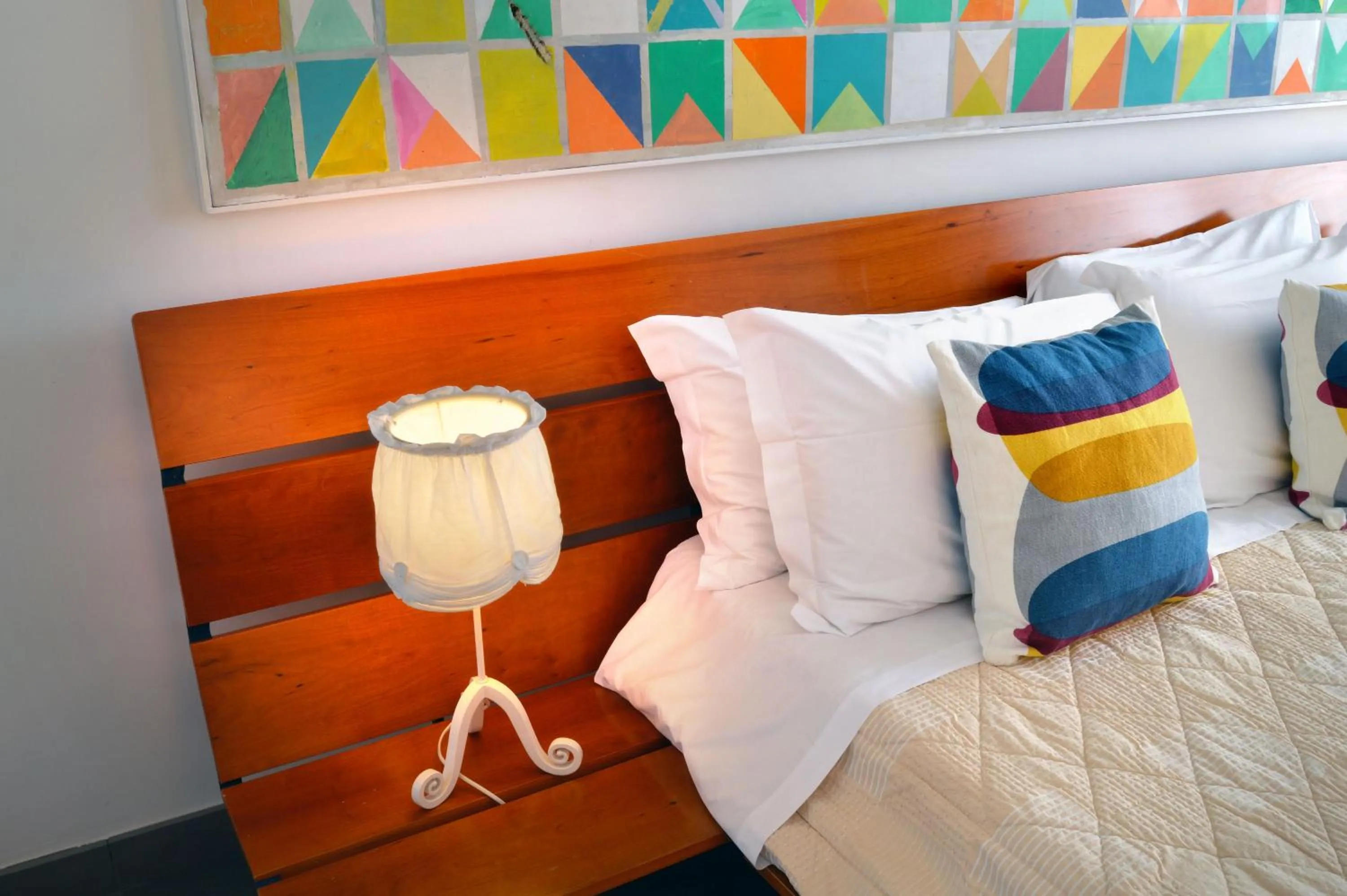 Bed in LA LOCANDA DELL'ARTE-DE GASPERI