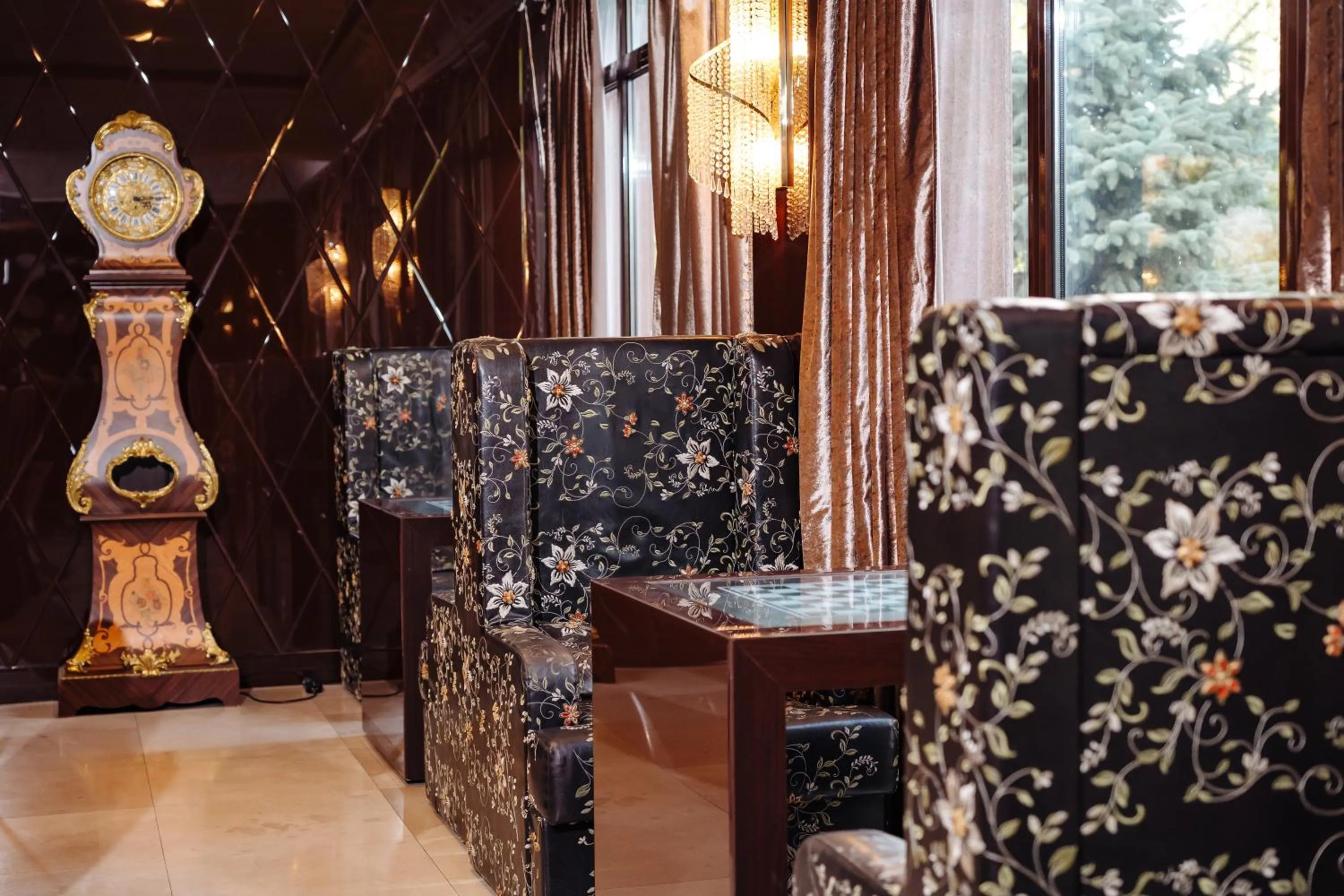 Seating area in Maxim Pasha Hotel