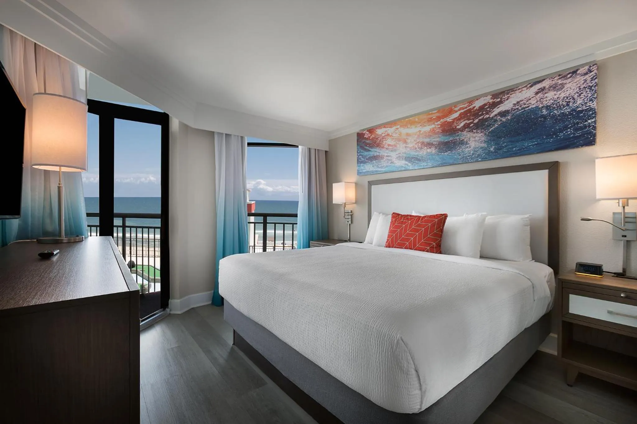 Oceanfront Three Bedroom Condo Restricted View in Grande Cayman Resort