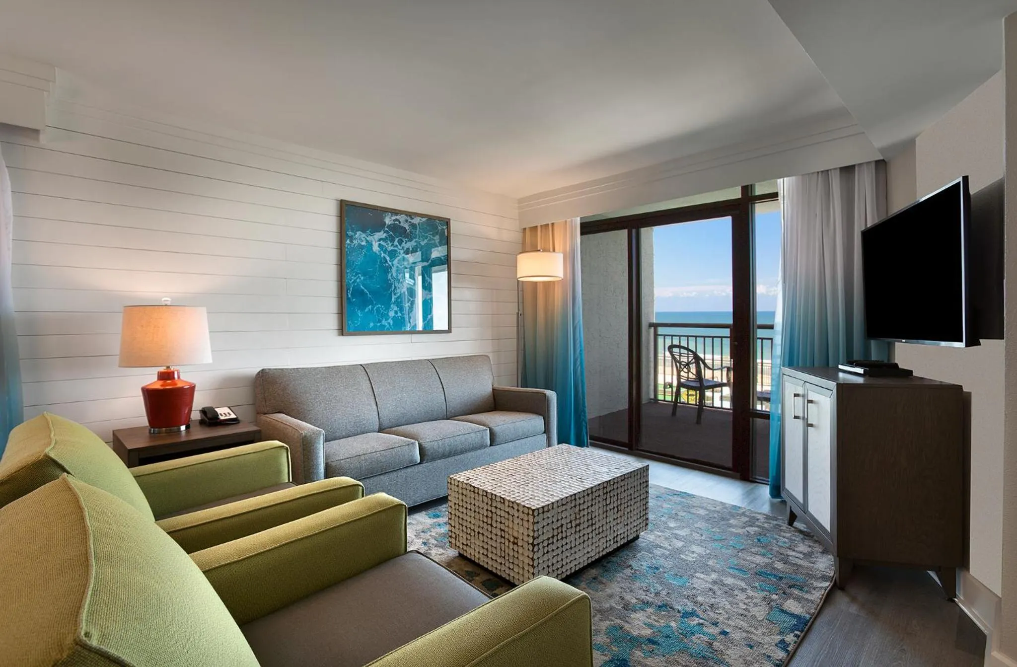 Living room in Grande Cayman Resort