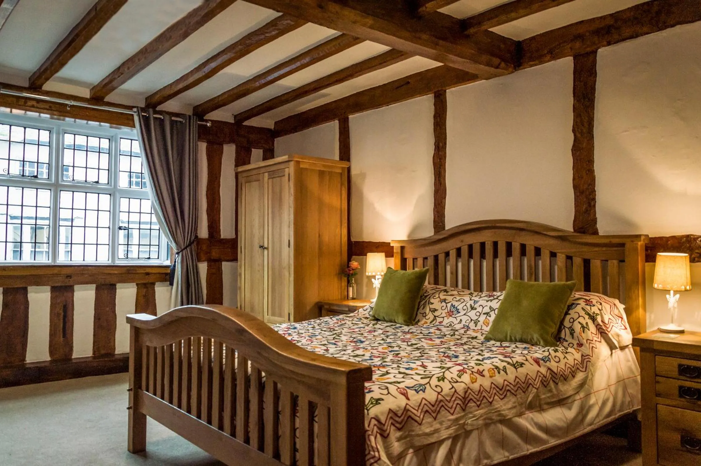 Bed in The Three Gables