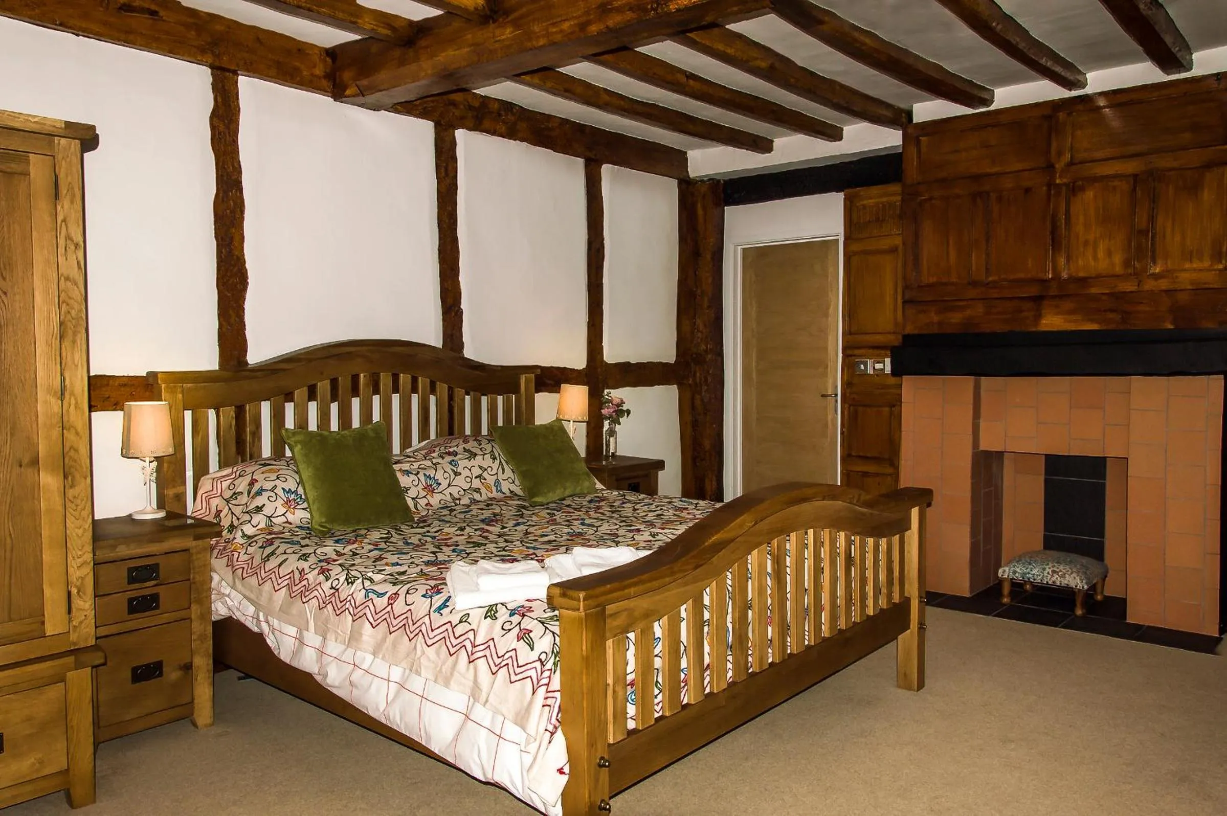 Bed in The Three Gables