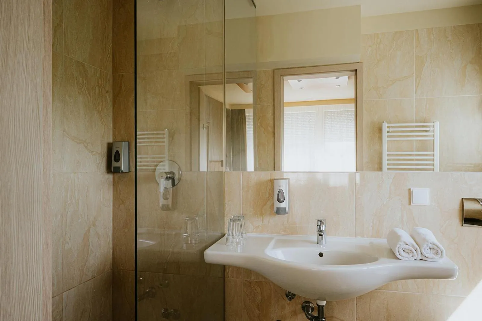 Bathroom in Aqua Hotel