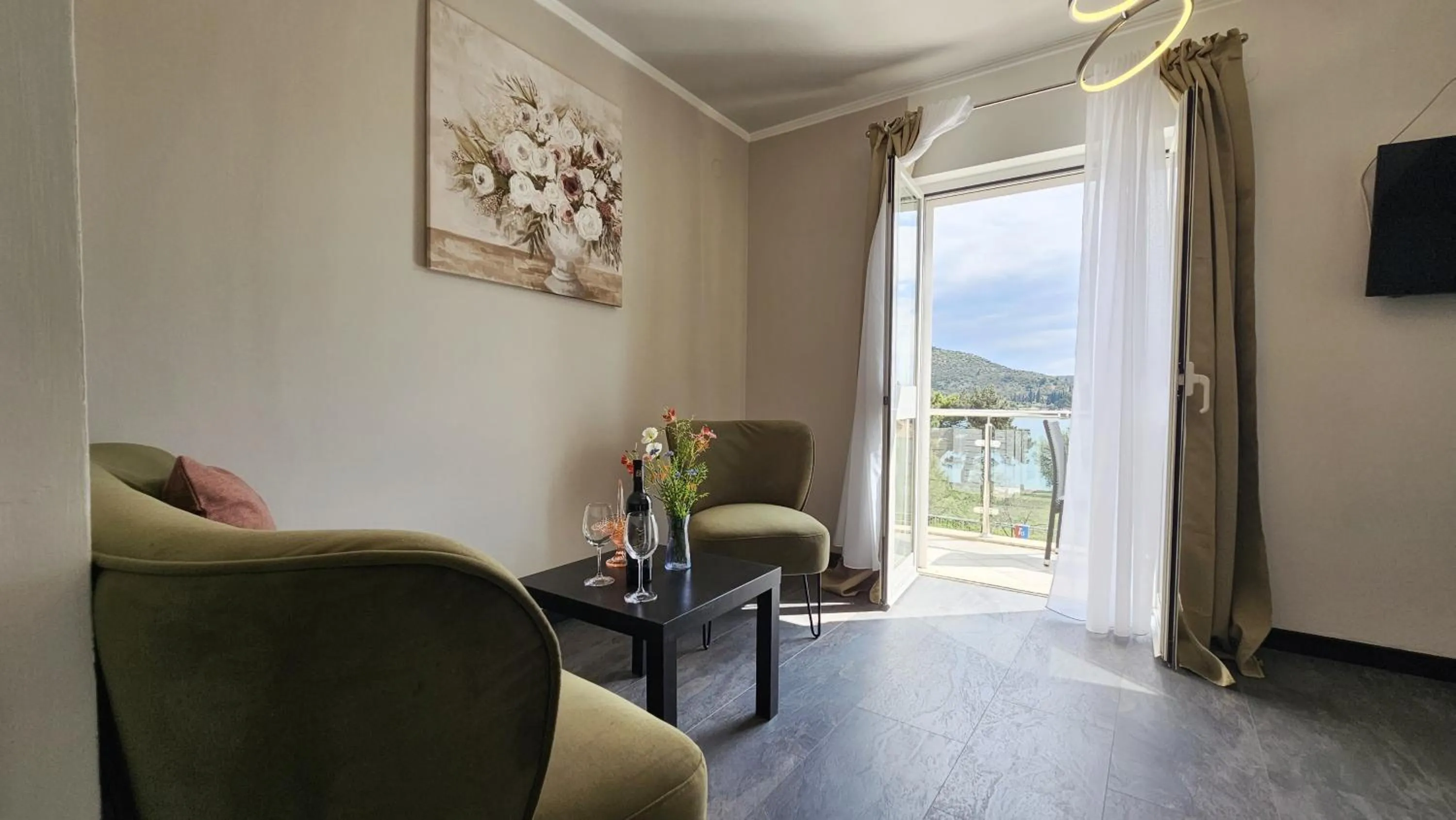 Living room in Villa Babilon