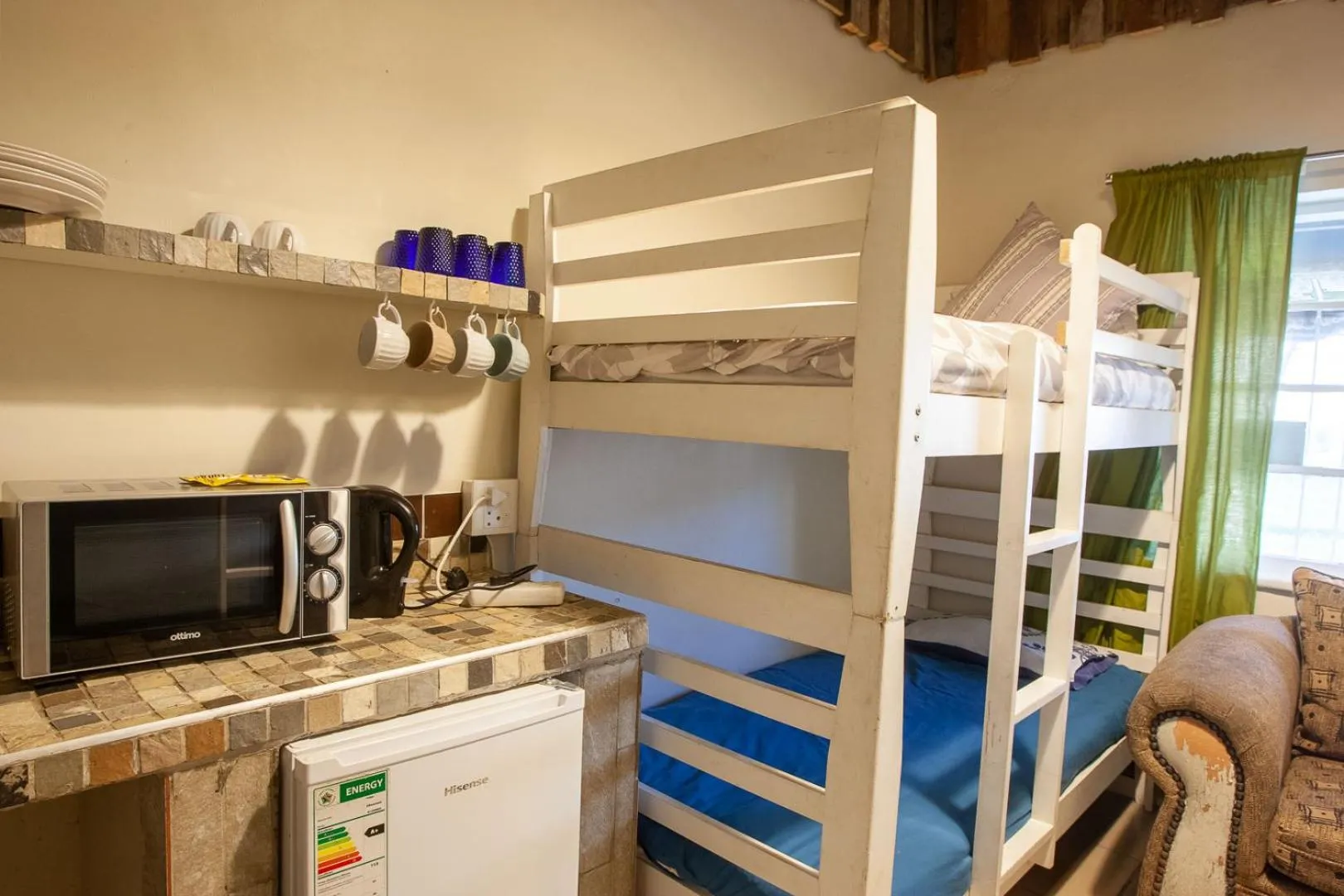 bunk bed, Bed in Bedrock Guest Studios
