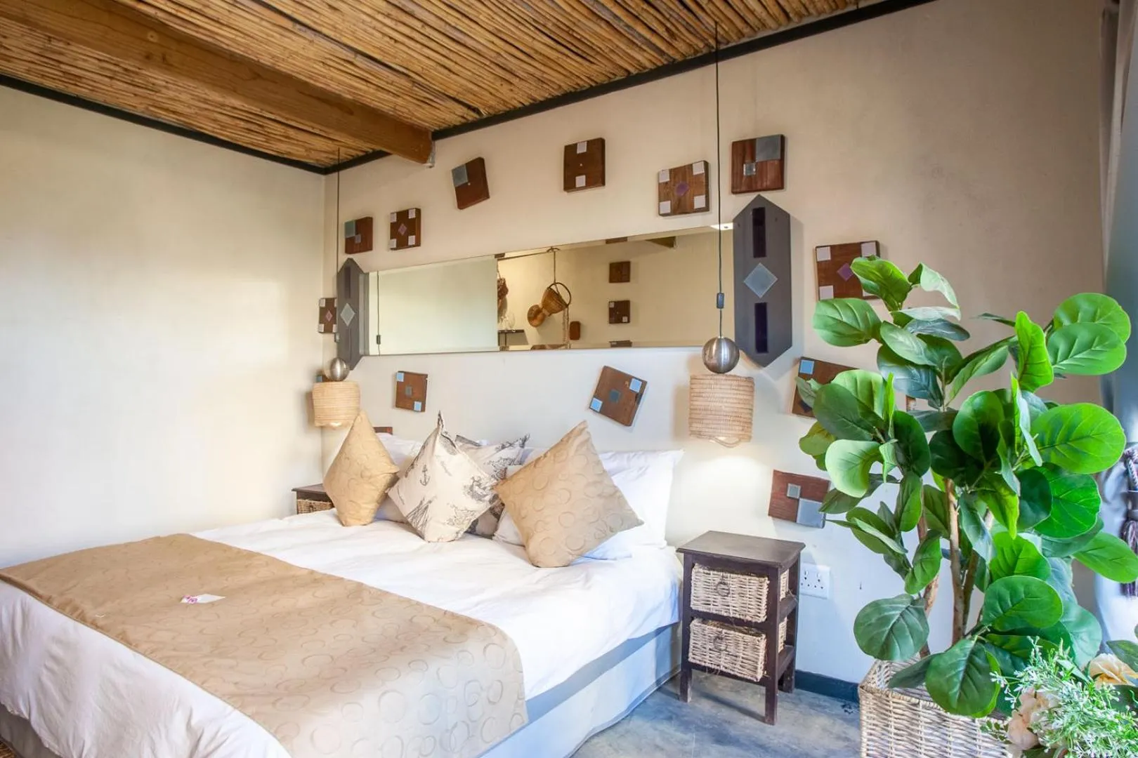 Bed in Bedrock Guest Studios