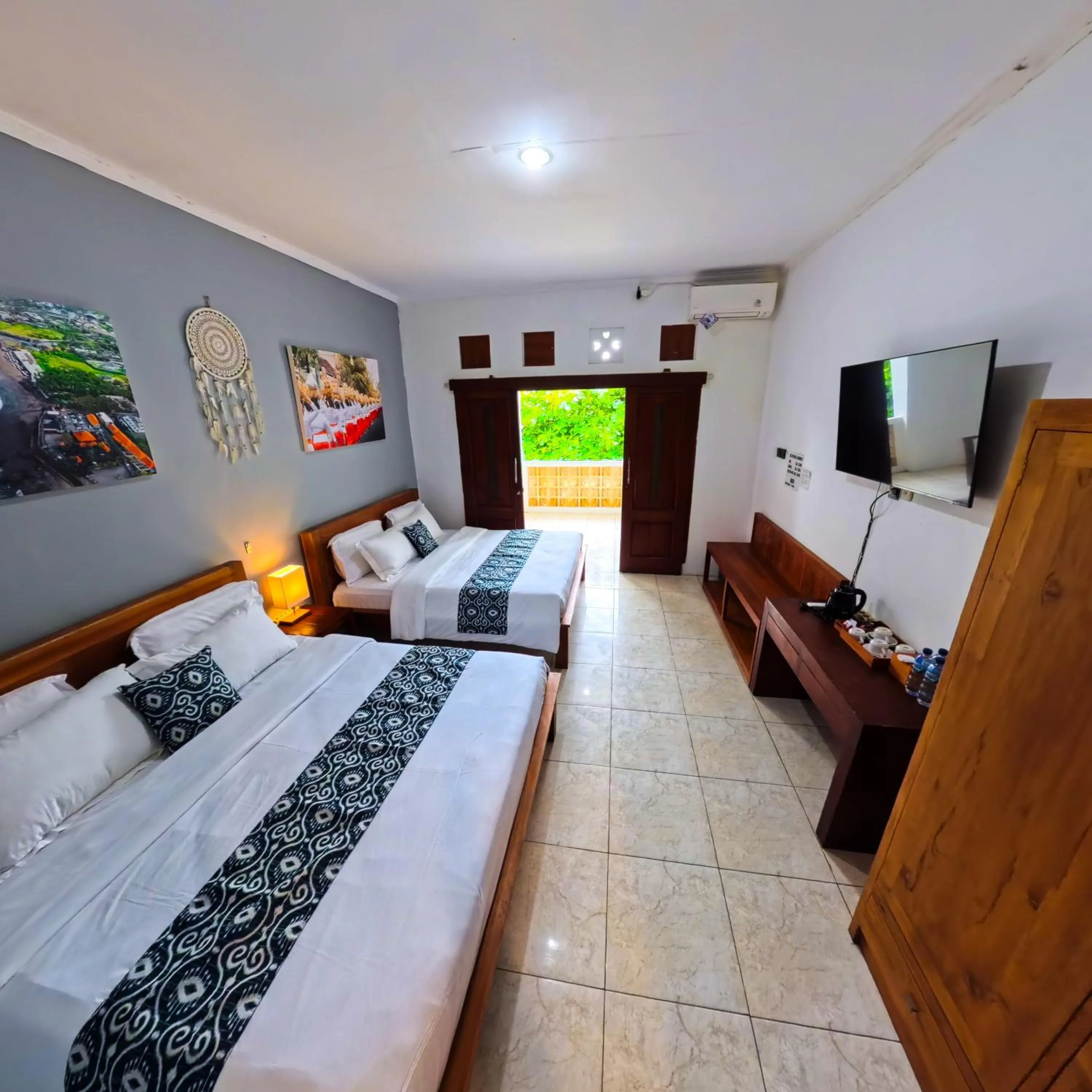 Bedroom, Bed in Ketapang Guesthouse Echo Beach Canggu