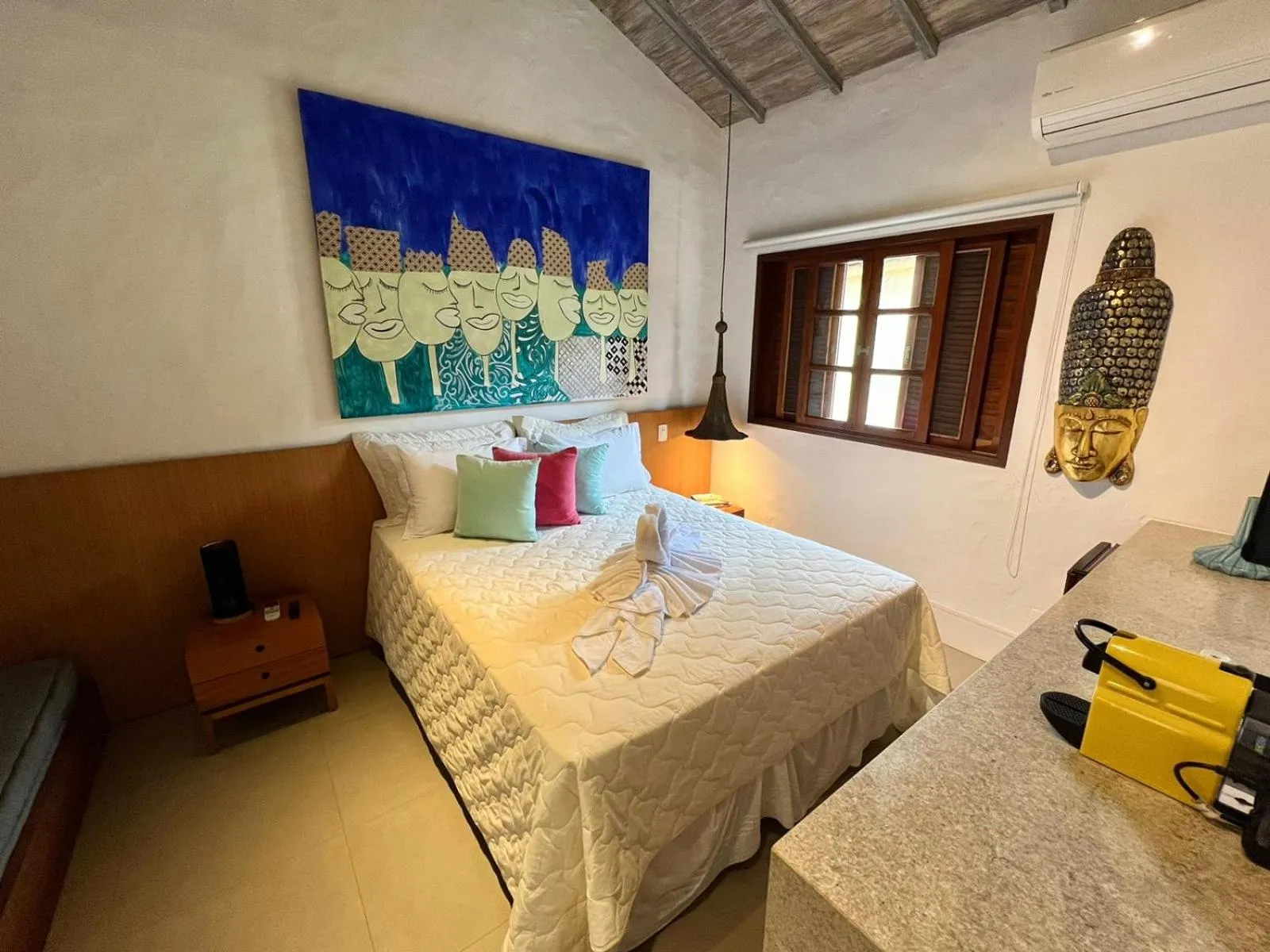 Bed in Pousada Refúgio de Maresias