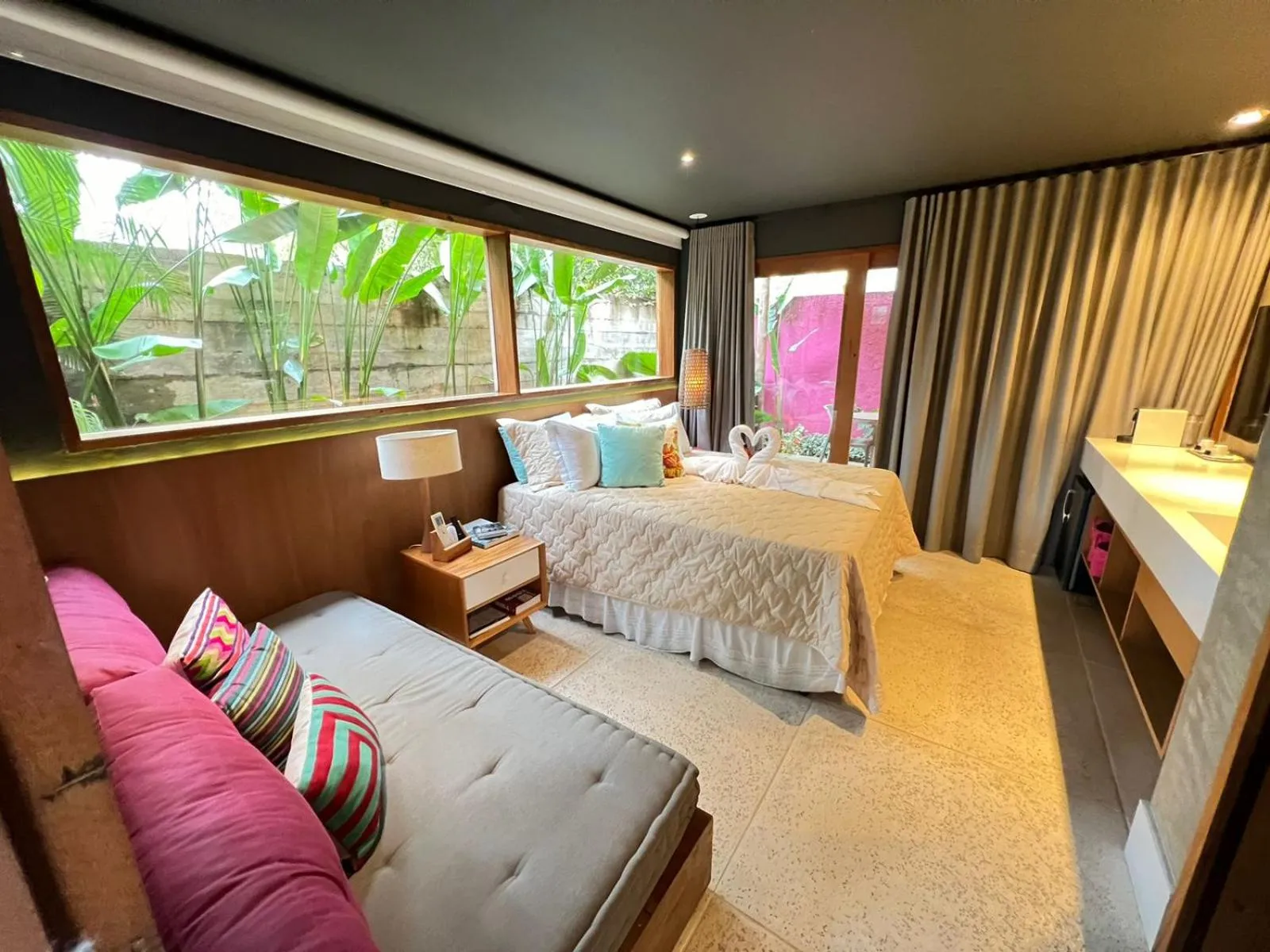 Bed in Pousada Refúgio de Maresias