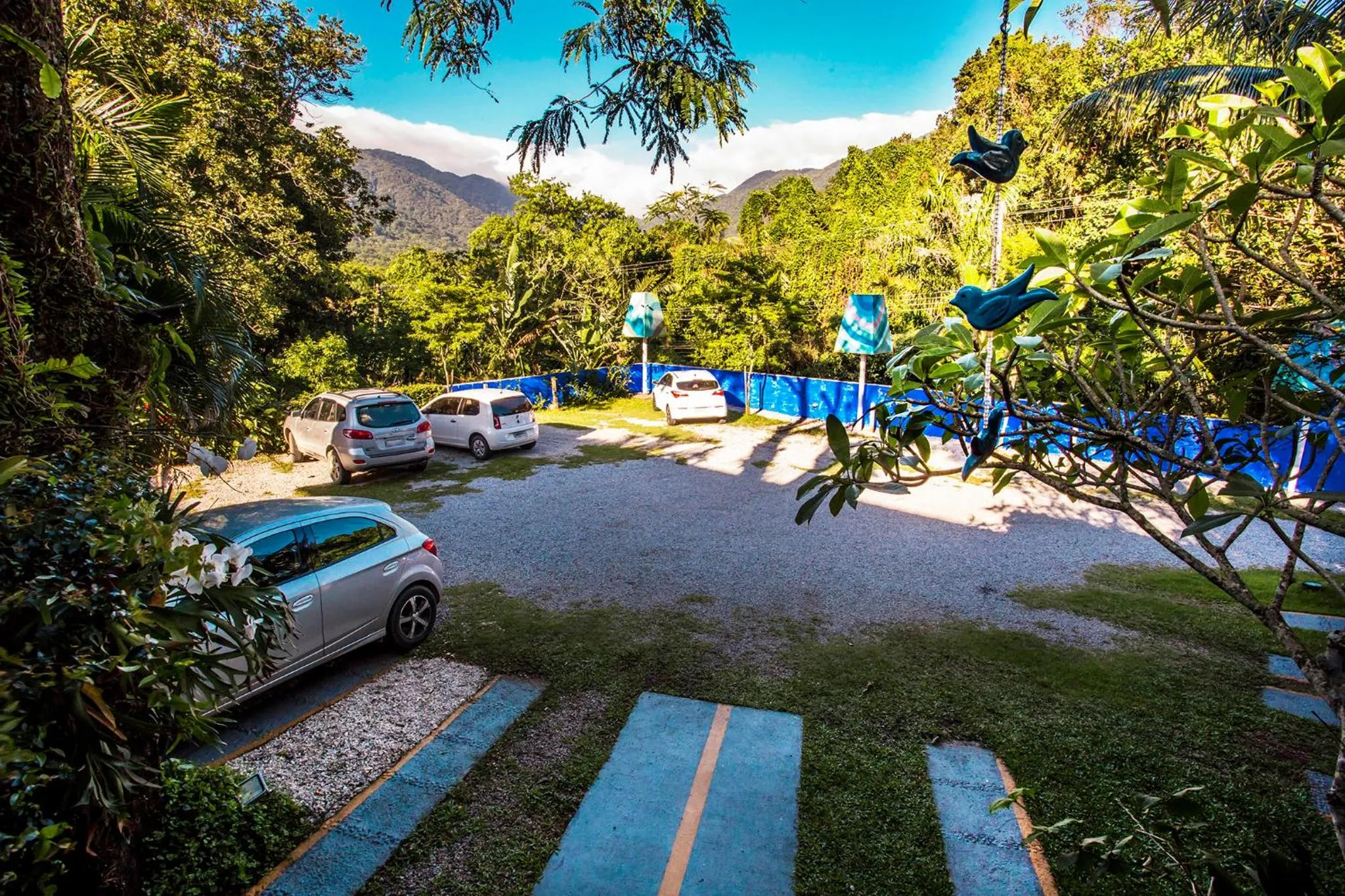 Parking in Pousada Refúgio de Maresias