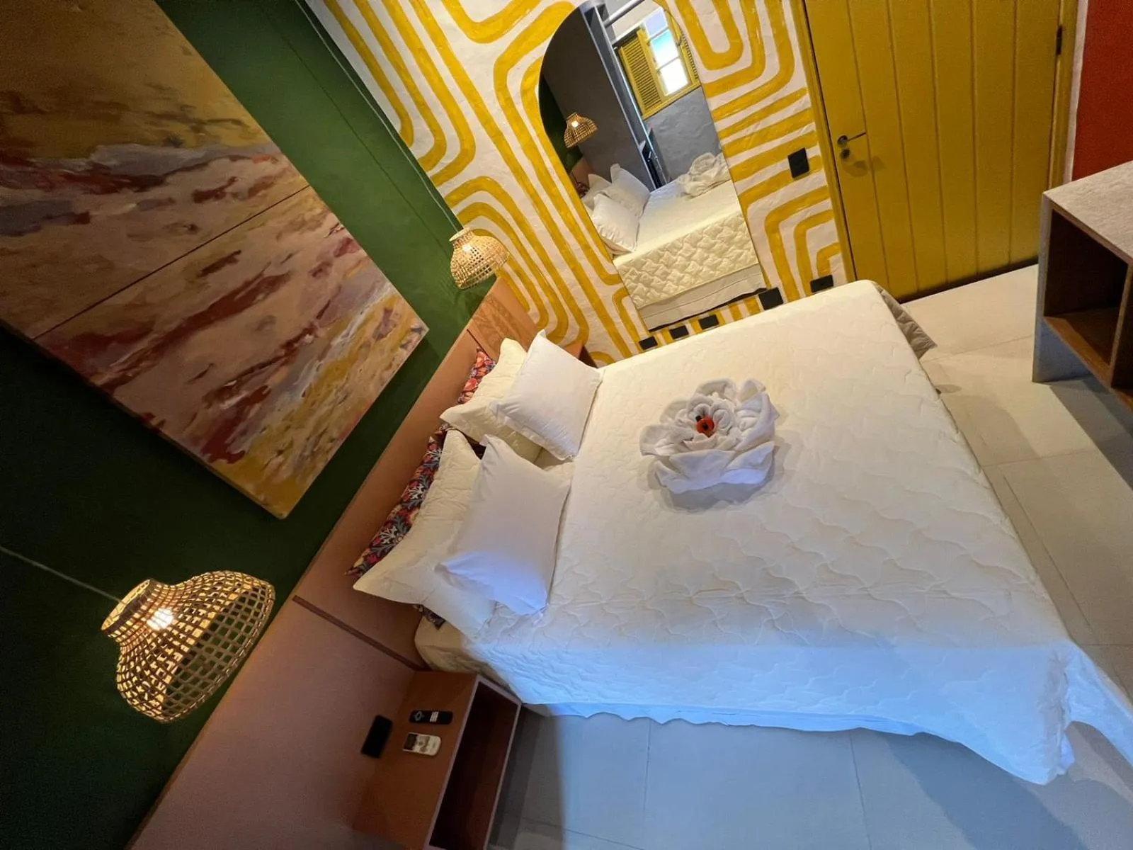 Bed in Pousada Refúgio de Maresias