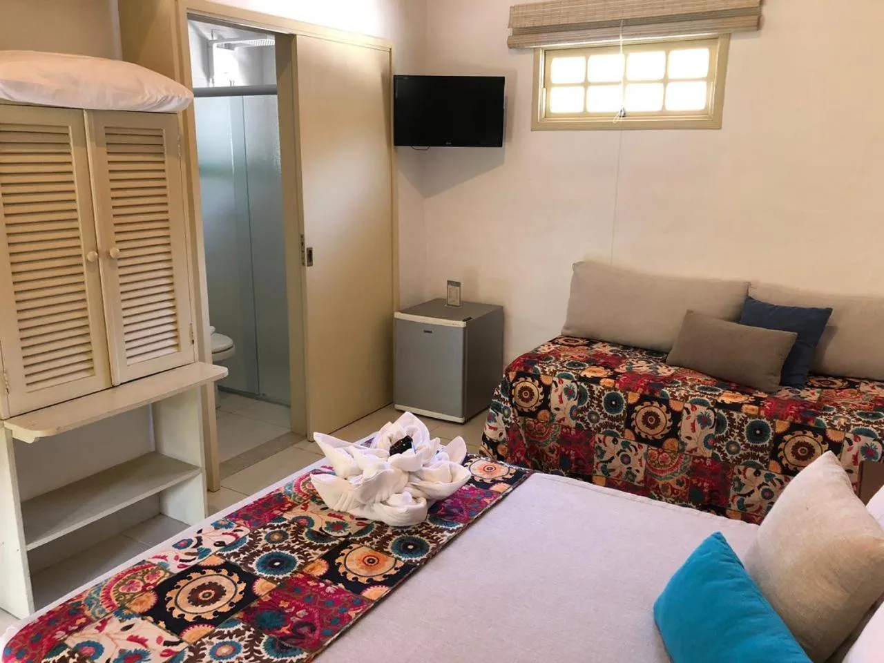 Bed in Pousada Refúgio de Maresias