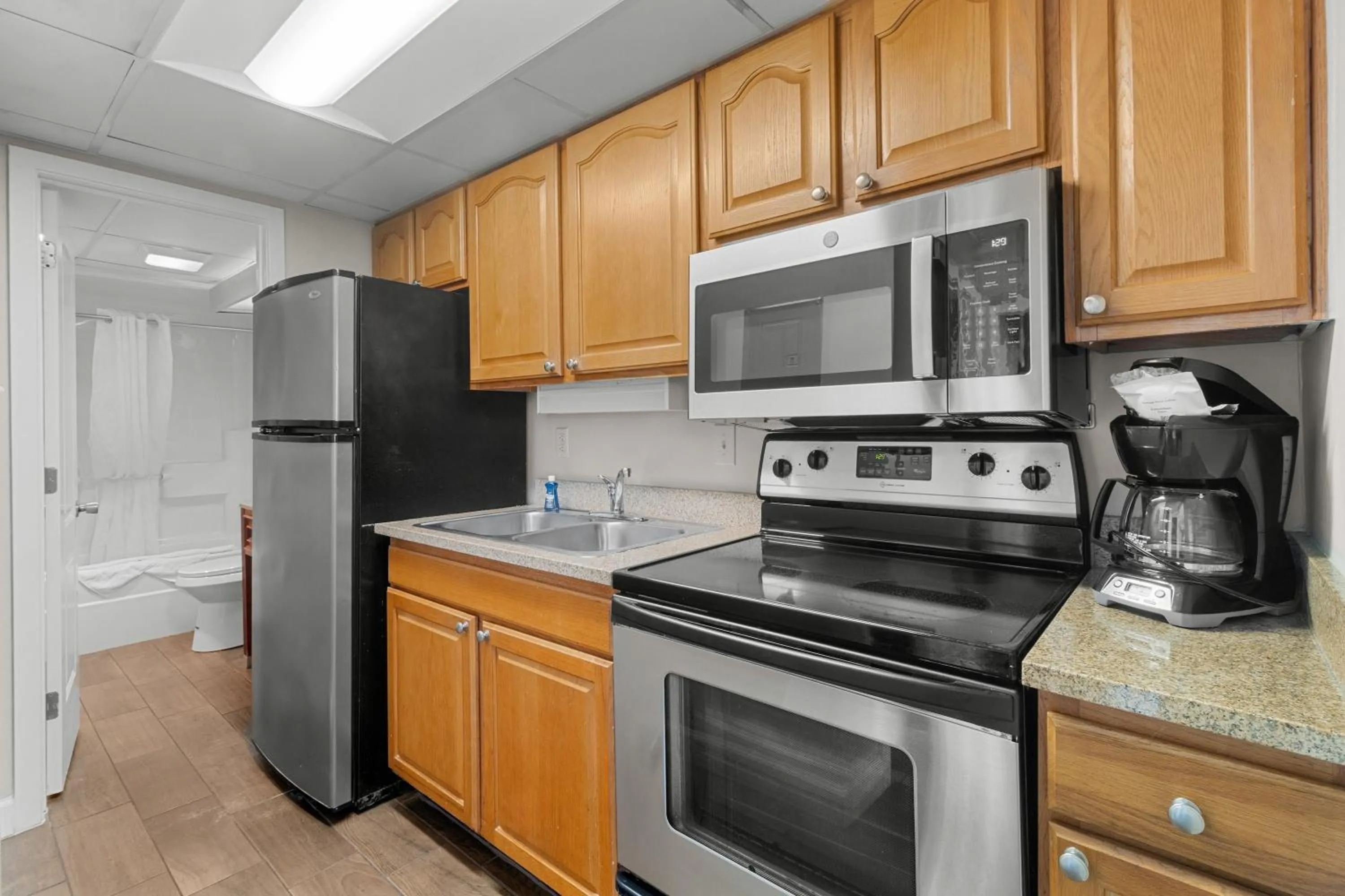 kitchen in Monterey Bay Suites