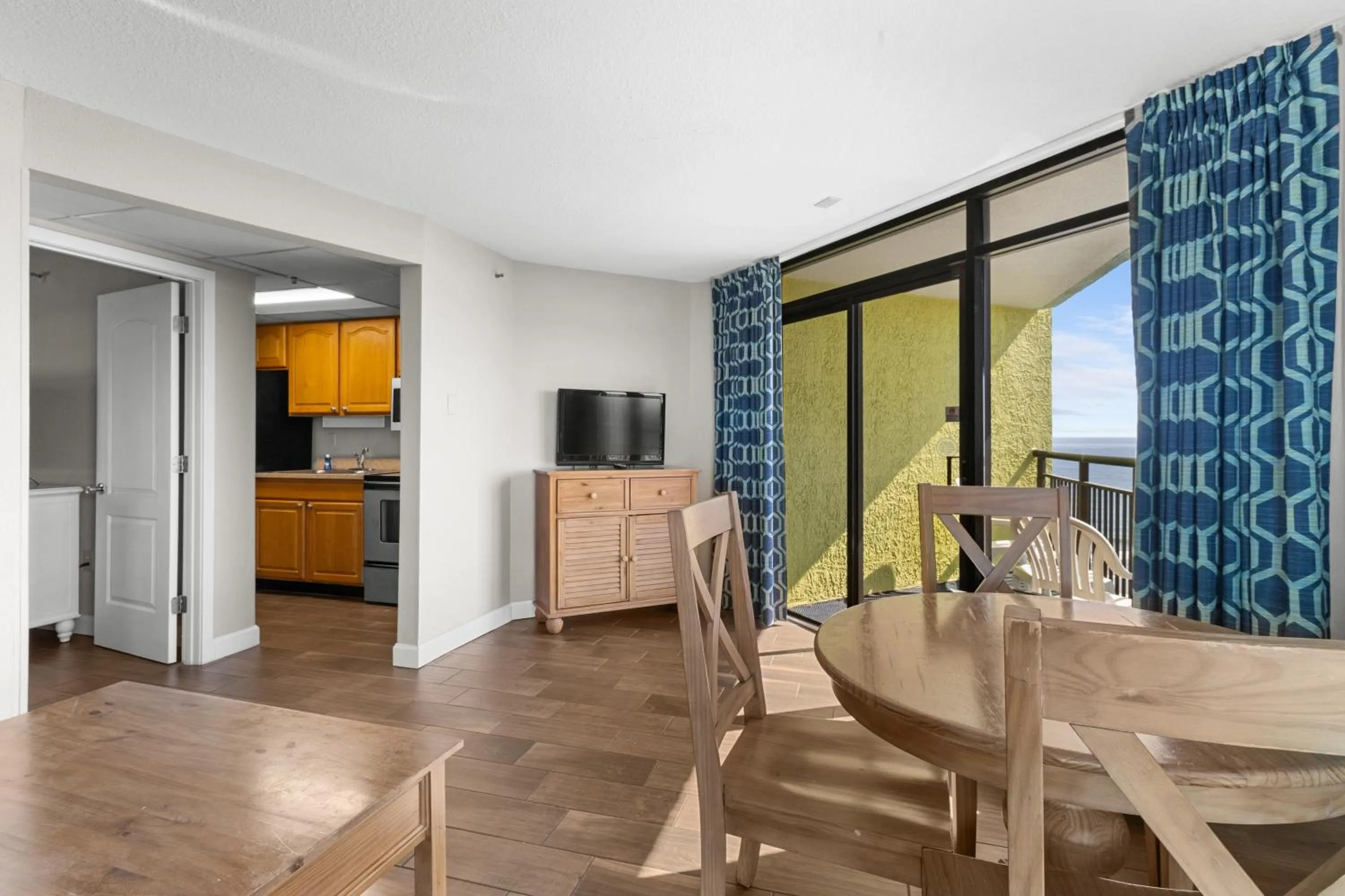 Living room in Monterey Bay Suites