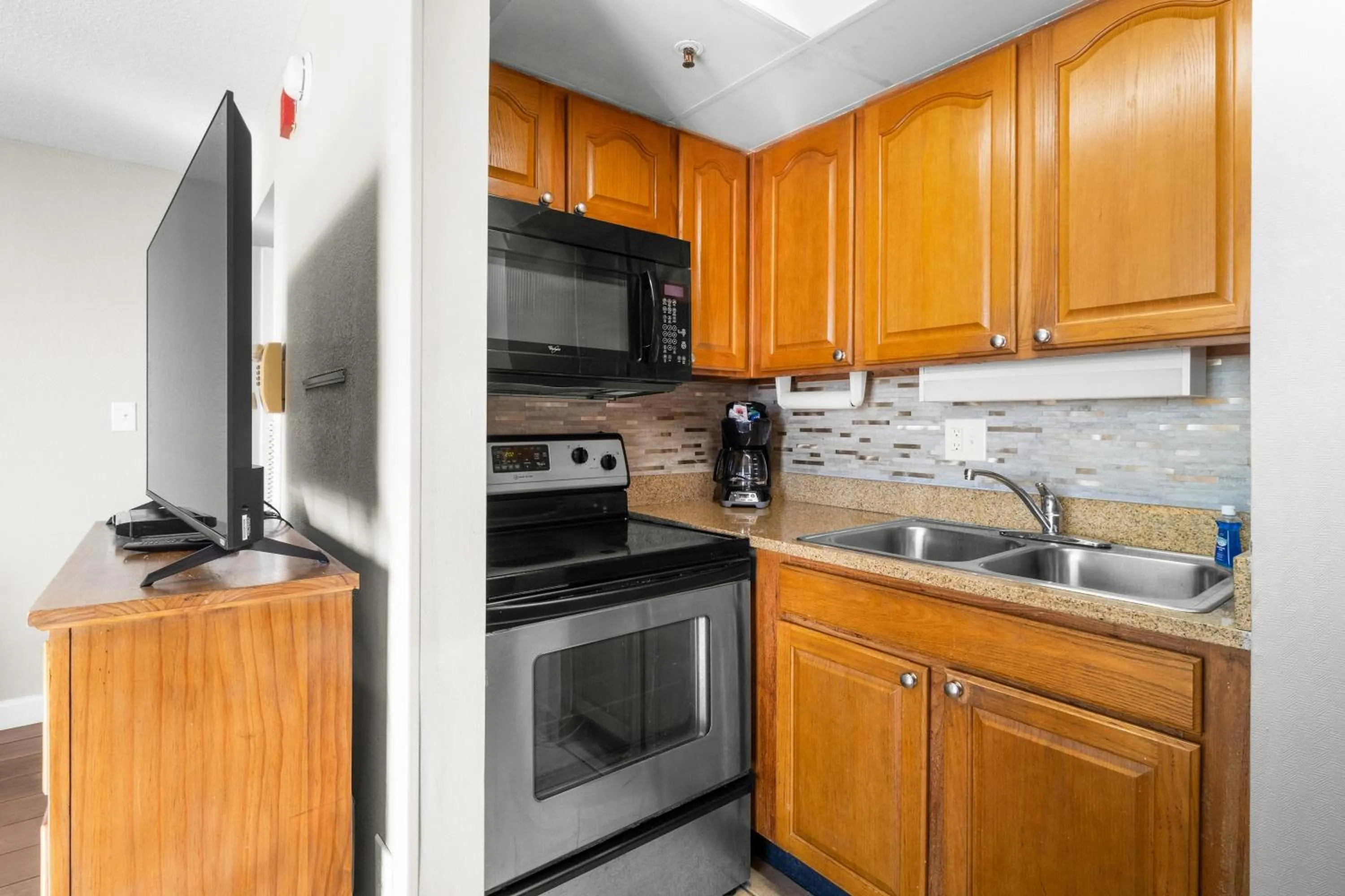 kitchen in Monterey Bay Suites