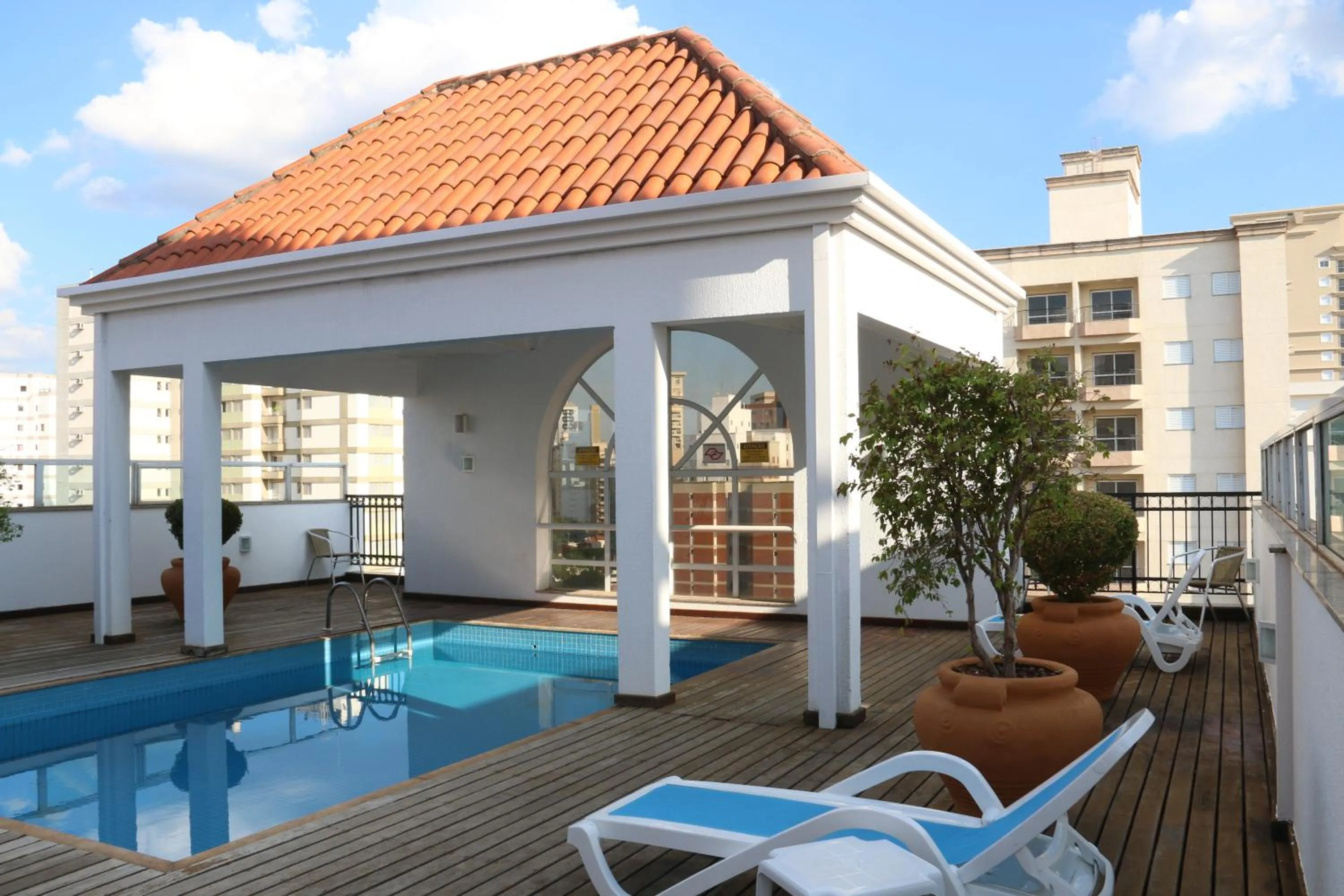 Balcony/Terrace in Vitória Hotel Residence NewPort