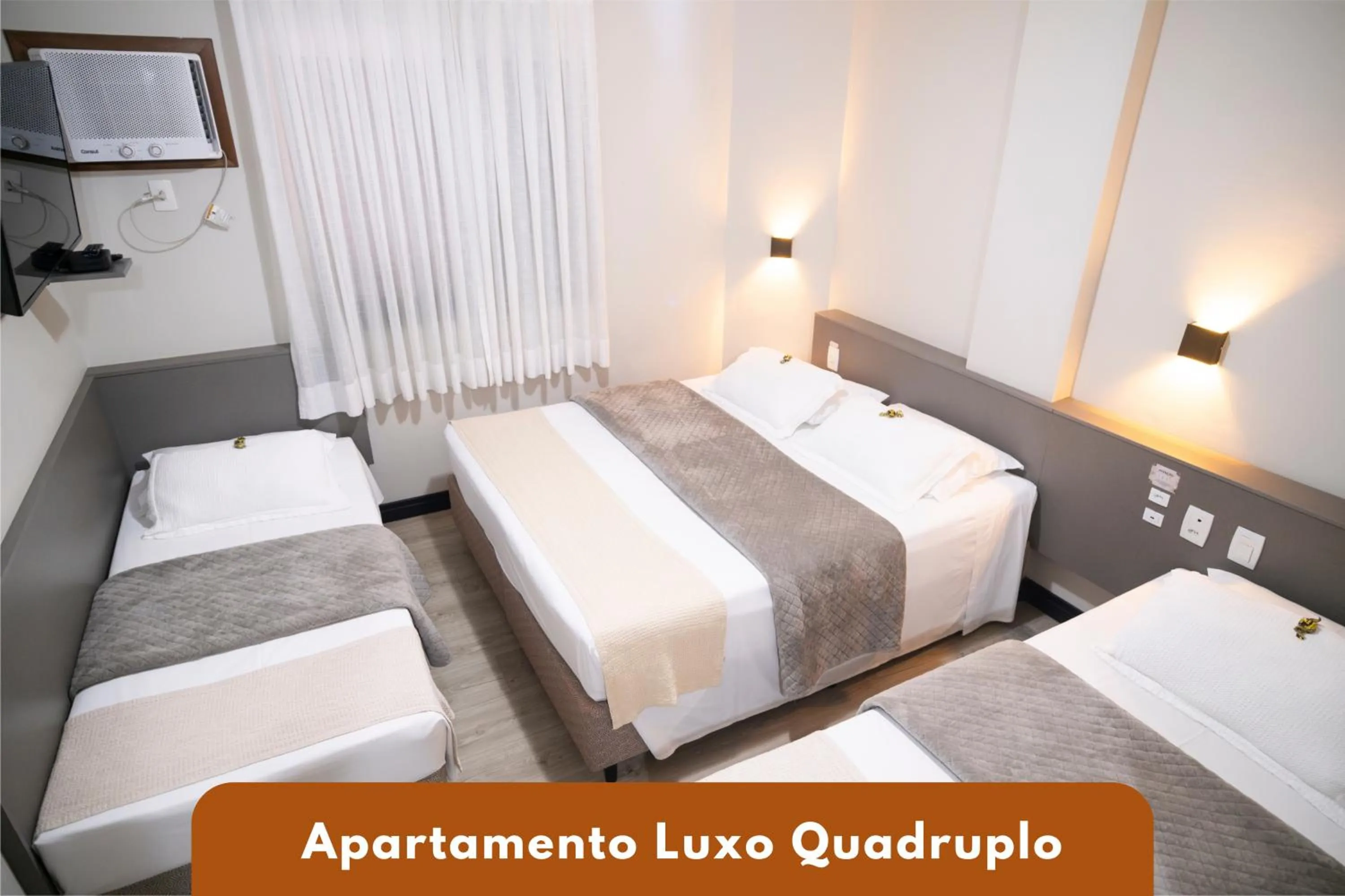 Bed in Camboriú Praia Hotel