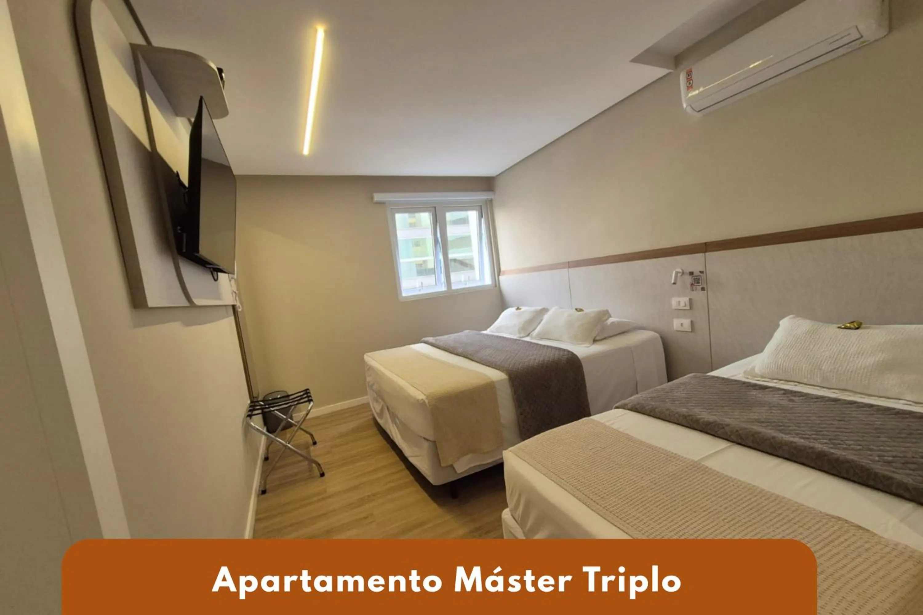 Bed in Camboriú Praia Hotel