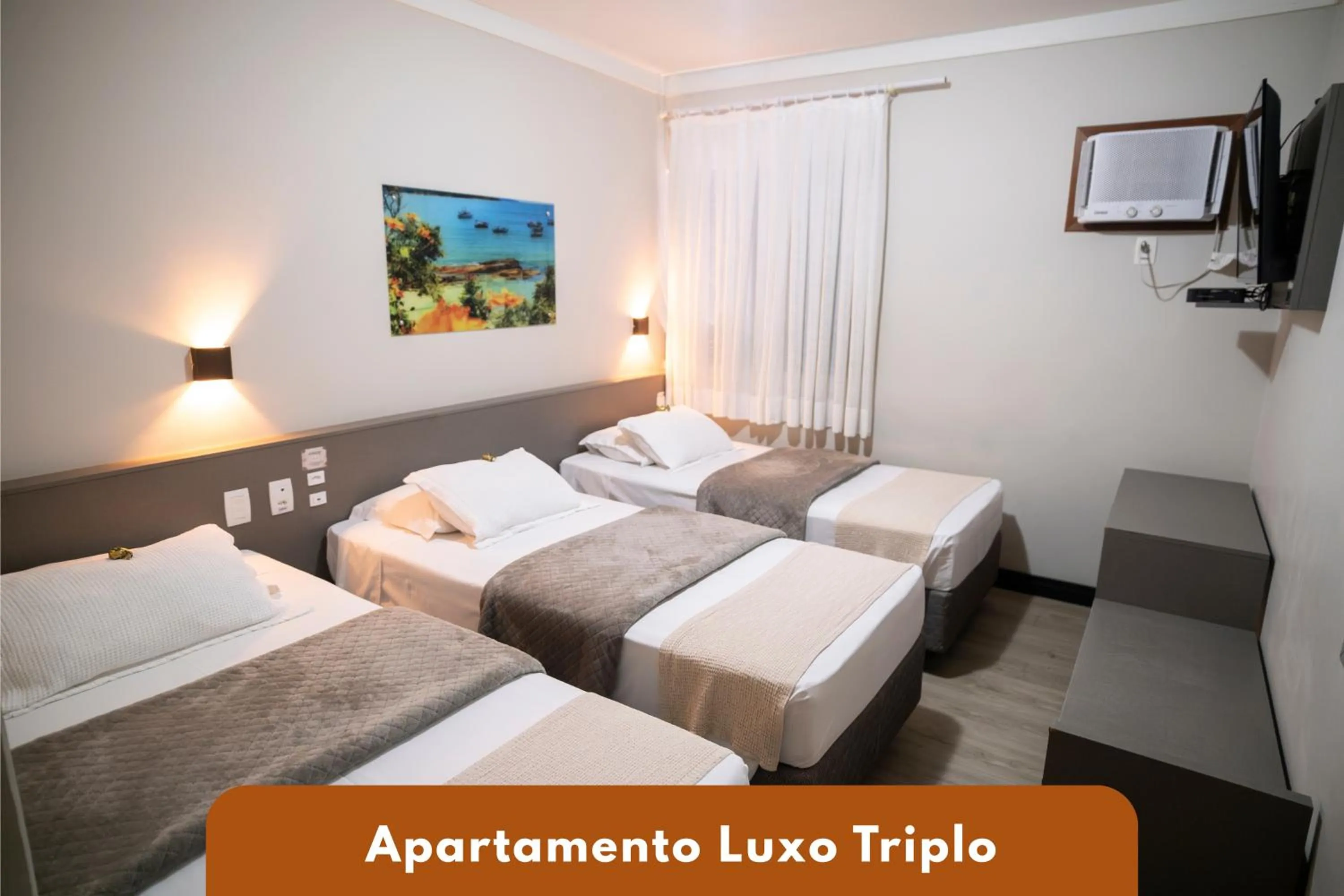 Bed in Camboriú Praia Hotel