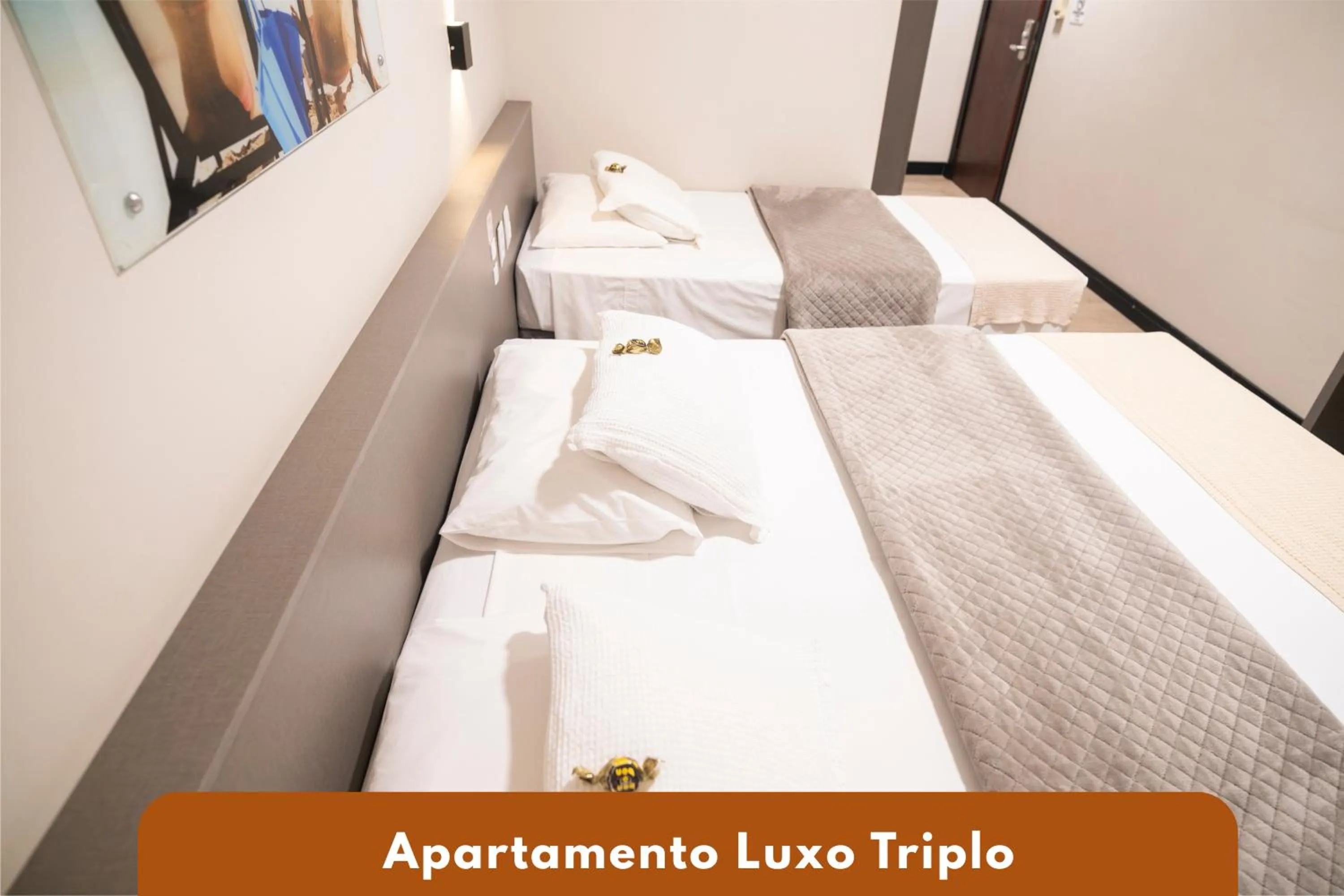 Bed in Camboriú Praia Hotel