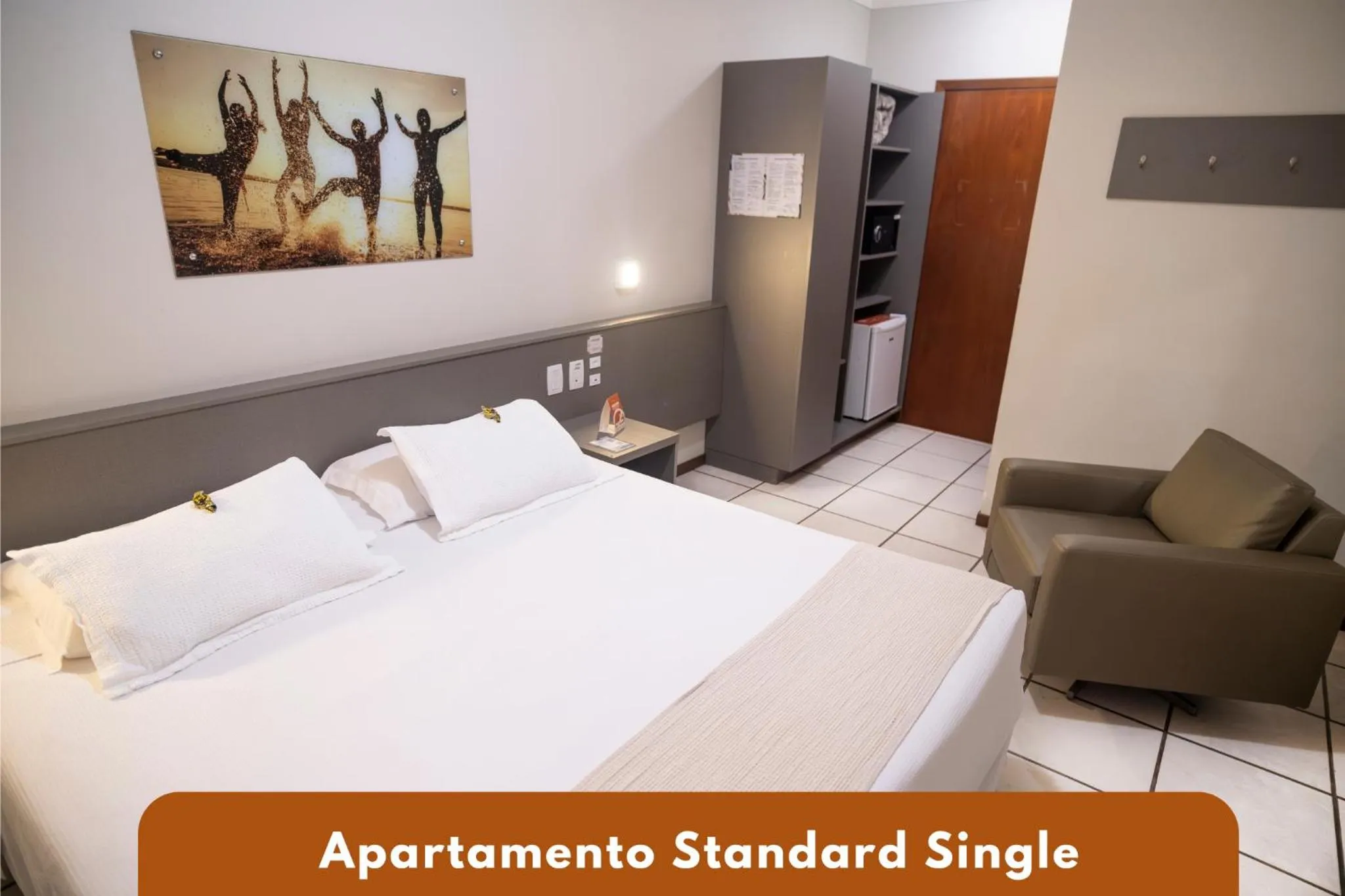 Bed in Camboriú Praia Hotel