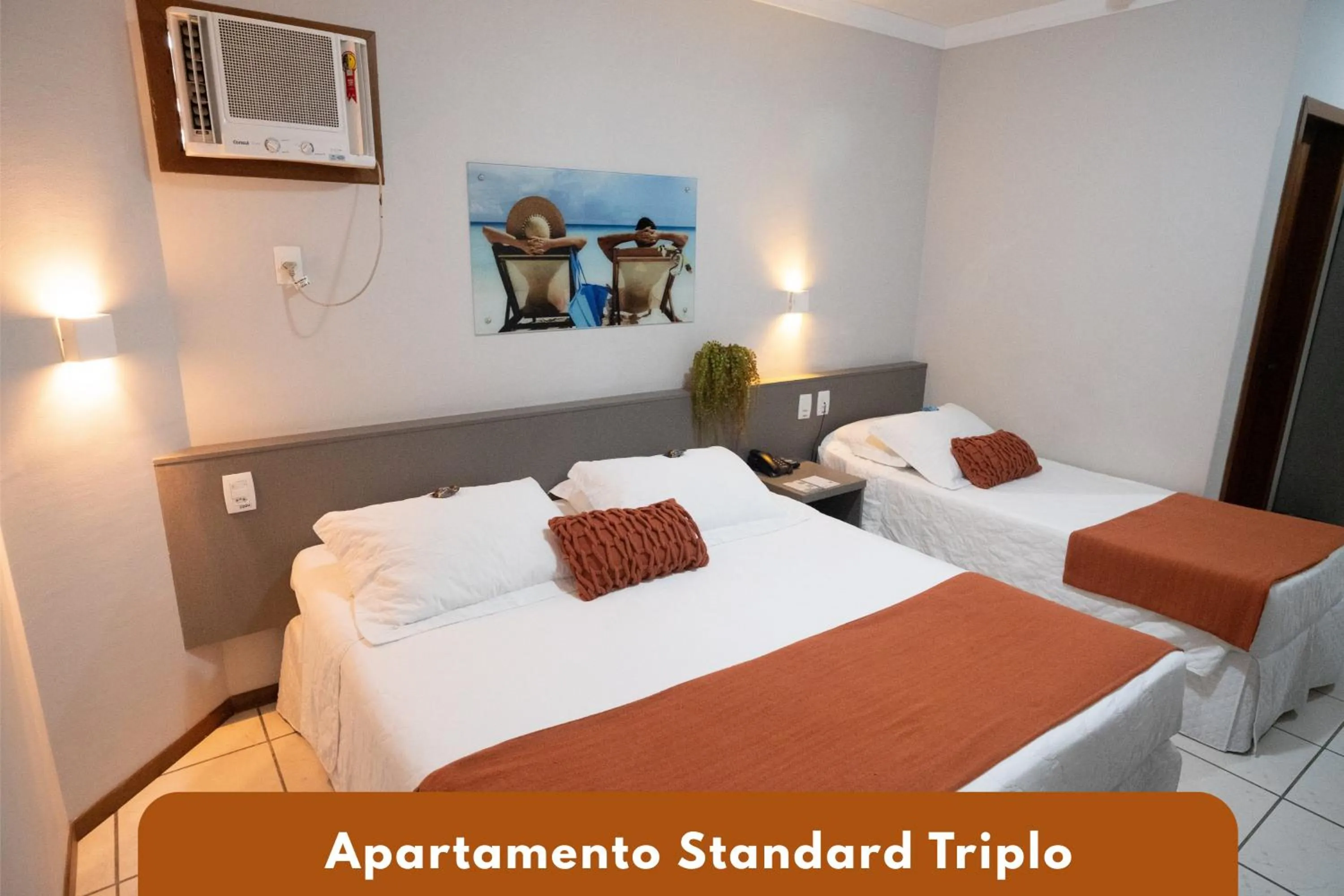 Bed in Camboriú Praia Hotel