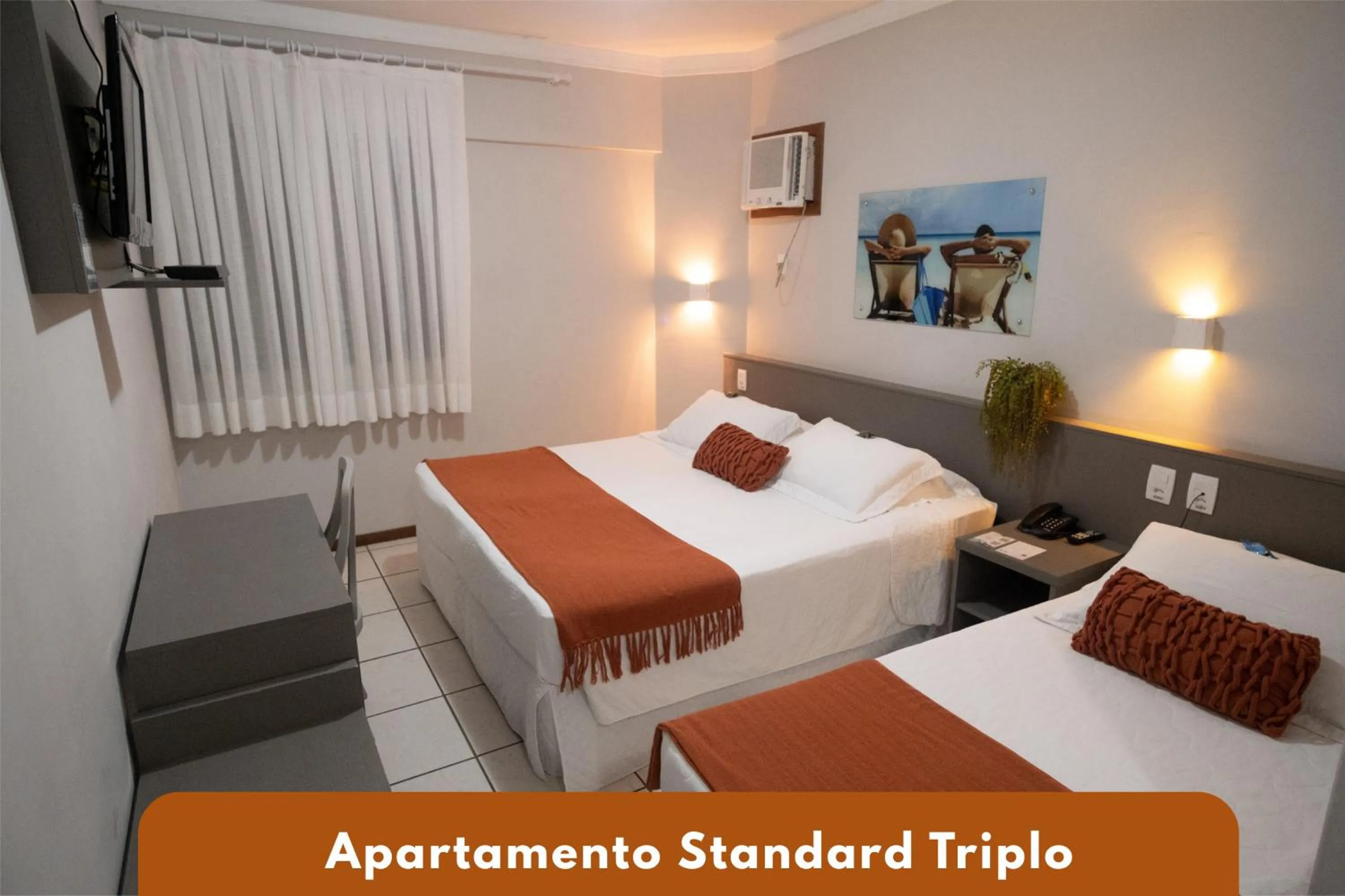 Bed in Camboriú Praia Hotel