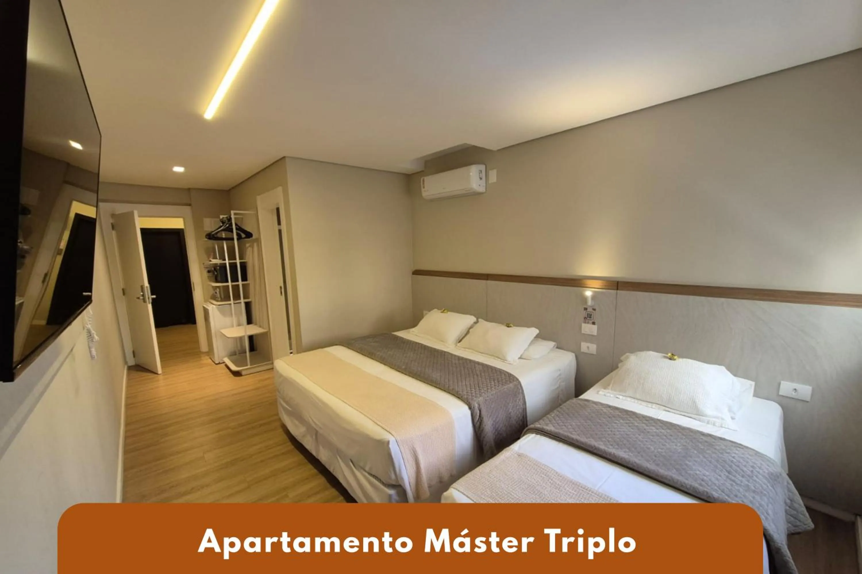 Bed in Camboriú Praia Hotel