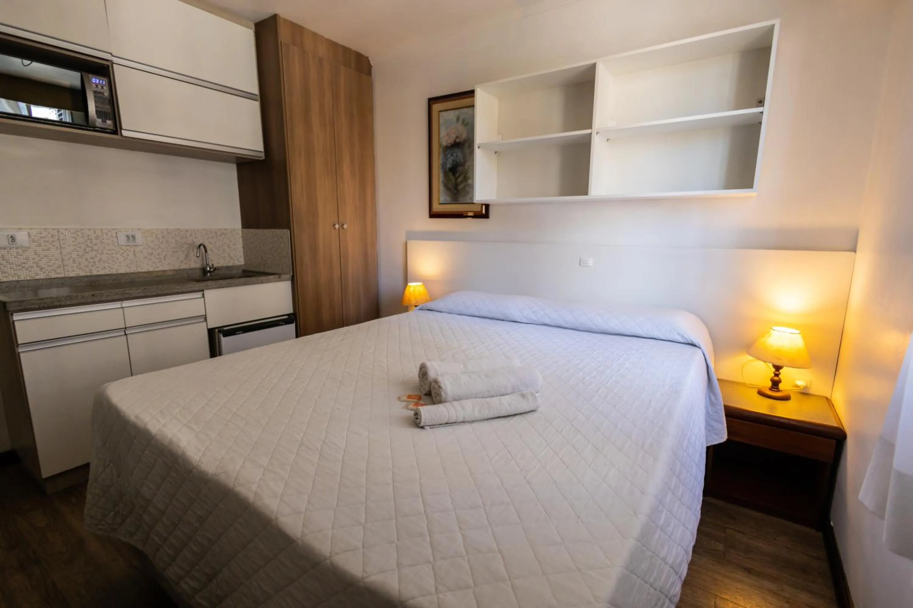 Bed in Hotel Golden Star